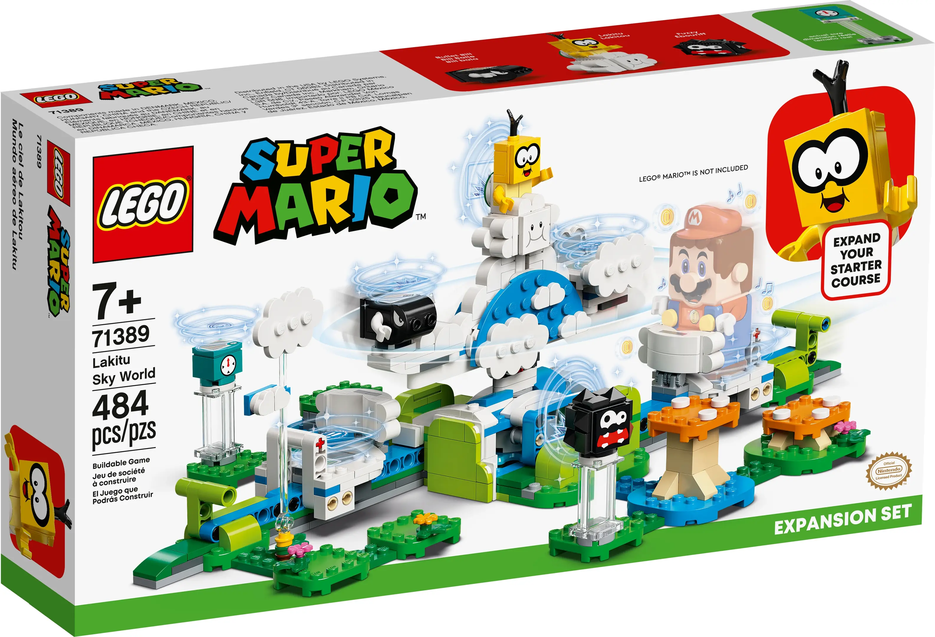 LEGO Super Mario Lakitu Sky World Expansion Set • Set 71389