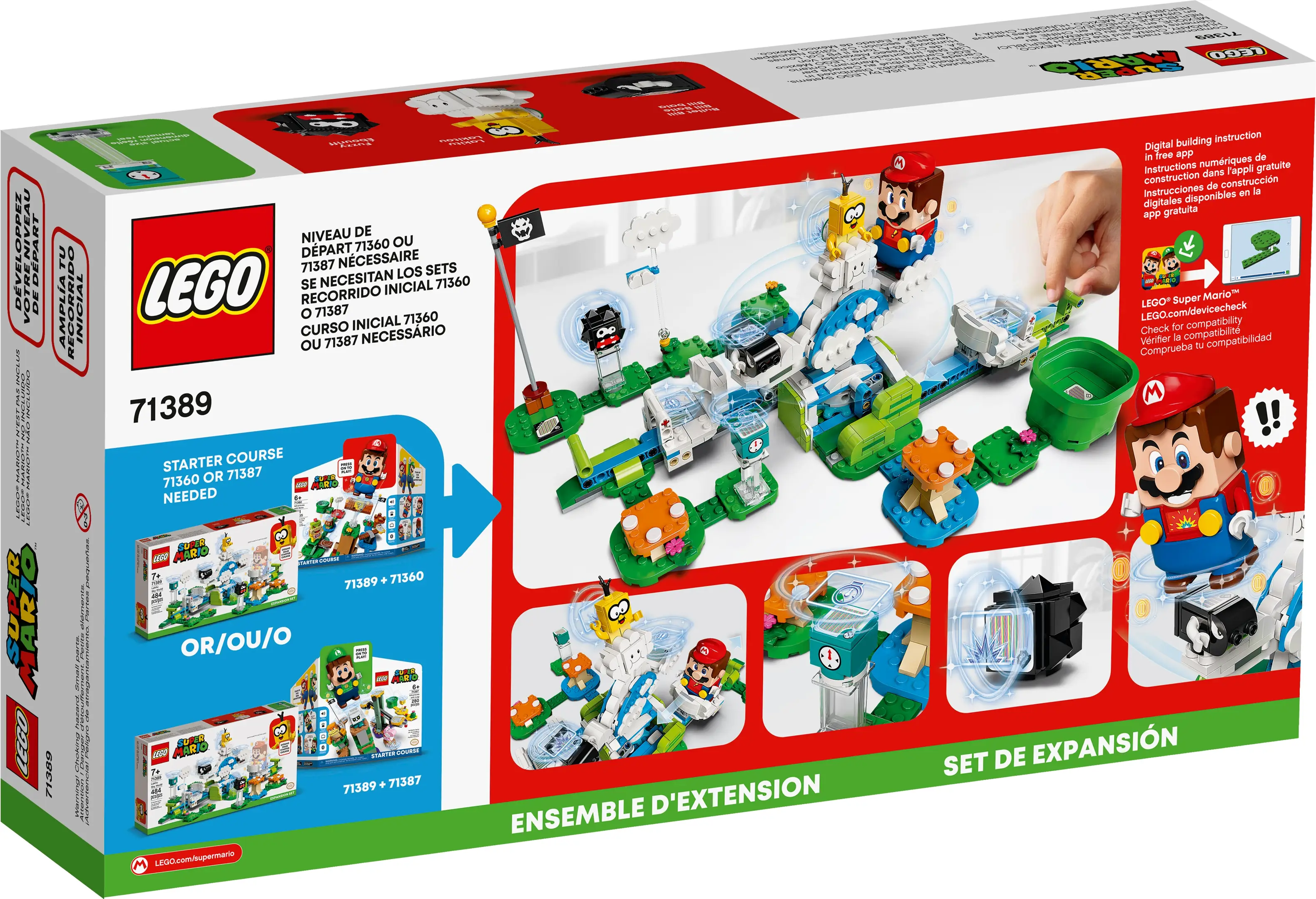 Expansion Set Lego Mario Bullet Bill Set LEGO Super Mario Lakitu