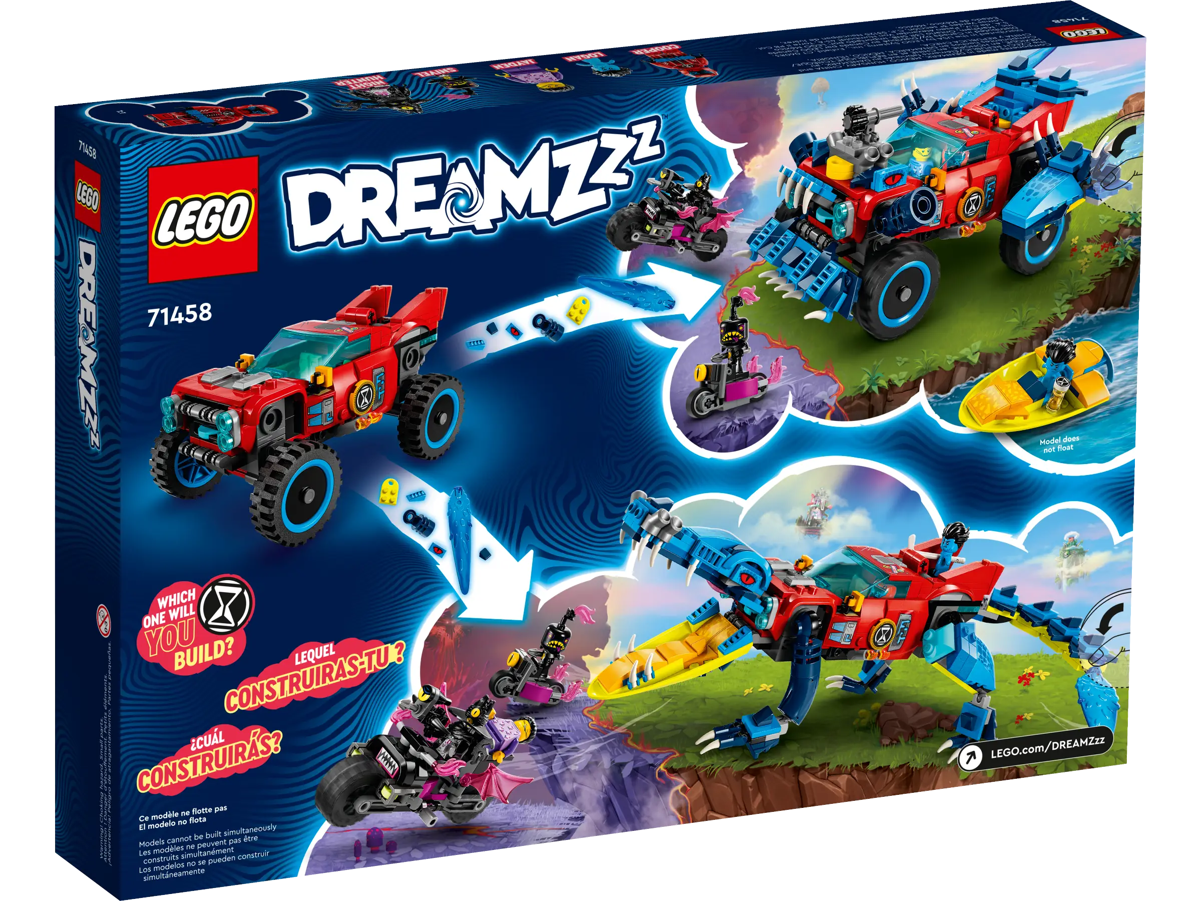 LEGO DREAMZzz Crocodile Car • Set 71458 • SetDB