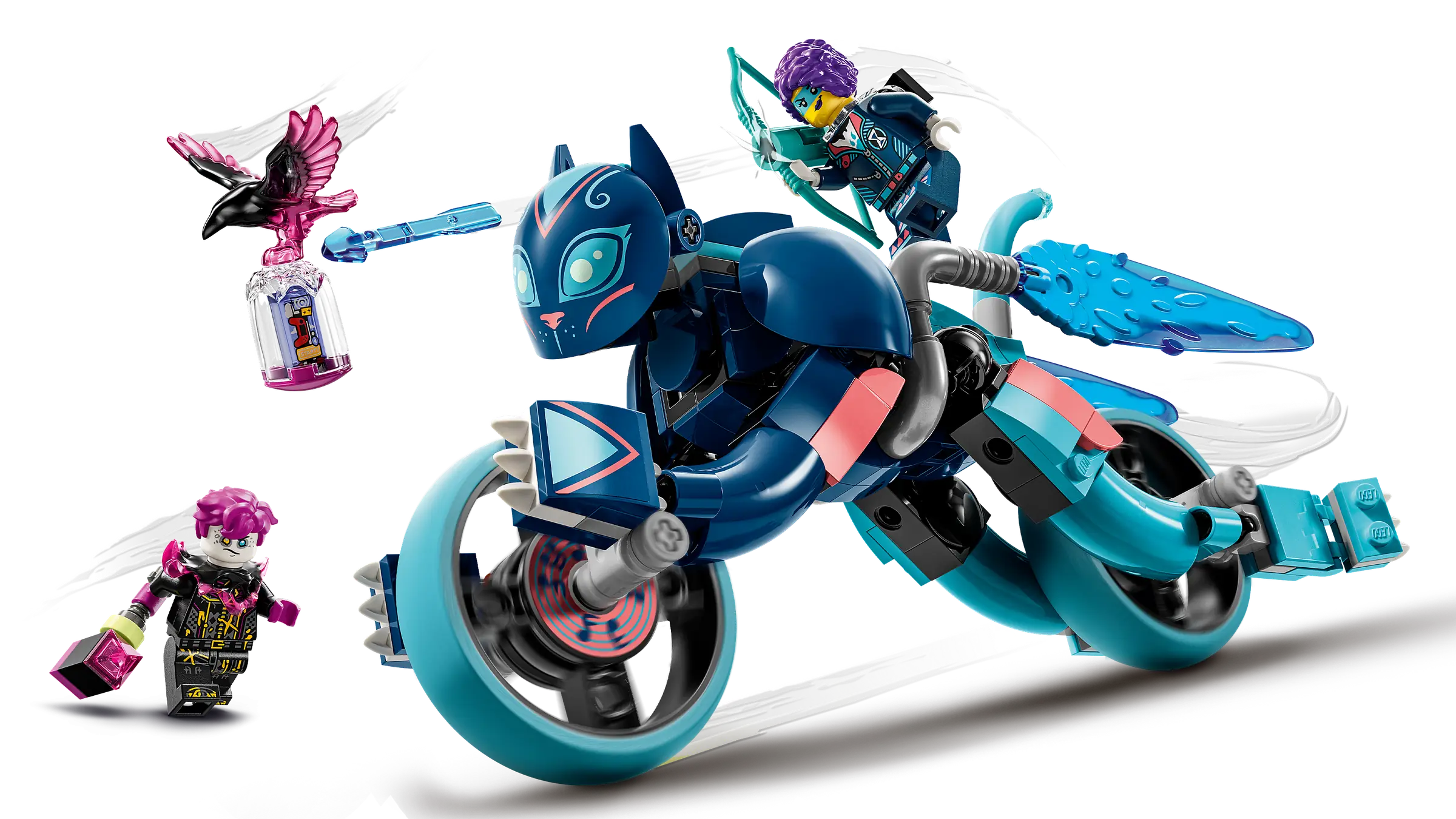 ルリアン　ルミナスオイ4本 LEGO DREAMZzz Zoey's Cat Motorcycle • Set 71479 • SetDB