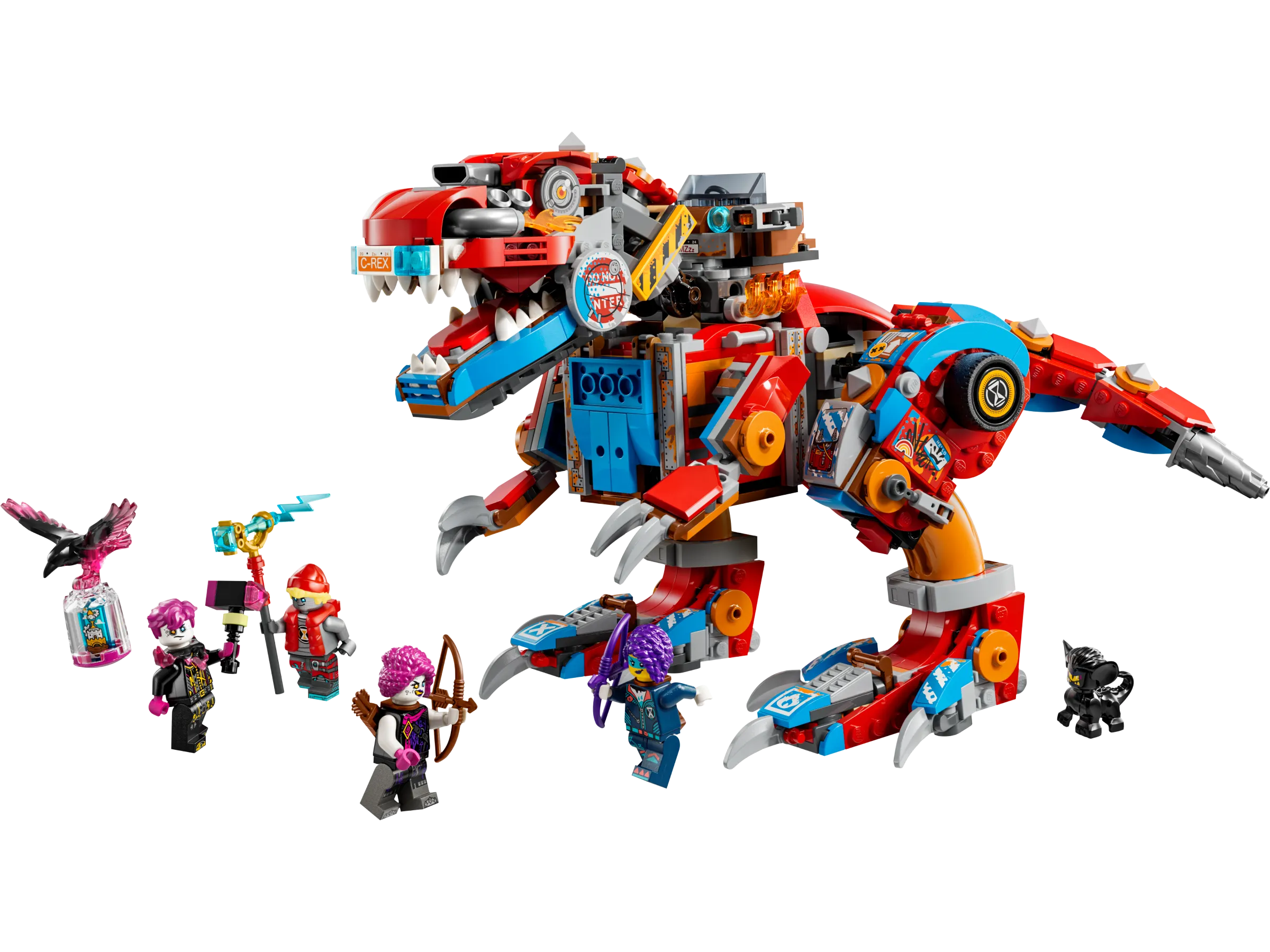 Dinosaur Lego Robot Mini Transformers Gogo Dino Mini 'VELI