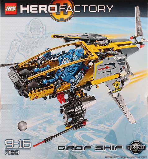 LEGO HERO Factory Drop Ship • Set 7160 • SetDB