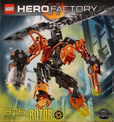 LEGO HERO Factory Rotor • Set 7162 • SetDB • Merlins Bricks