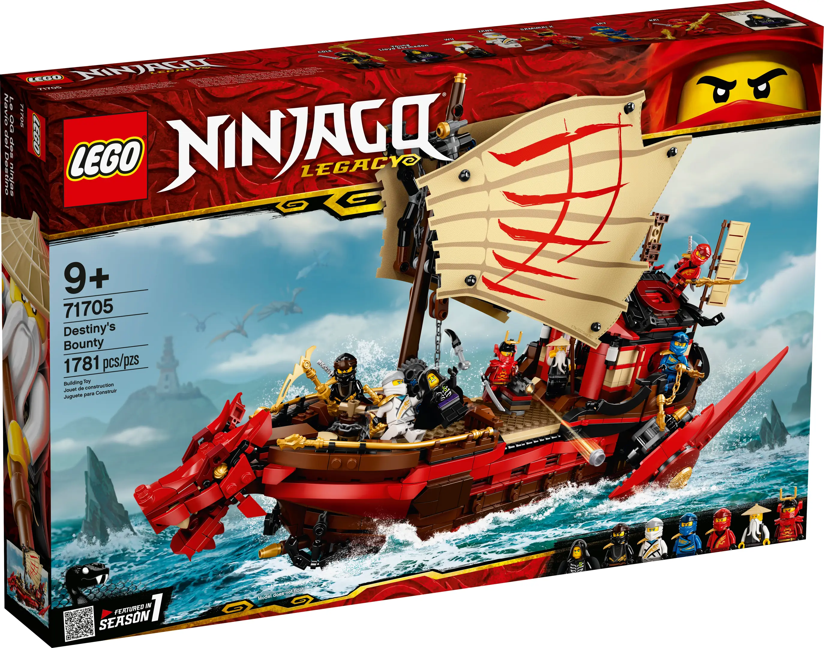 LEGO NINJAGO Destiny's Bounty • Set 71705 • SetDB