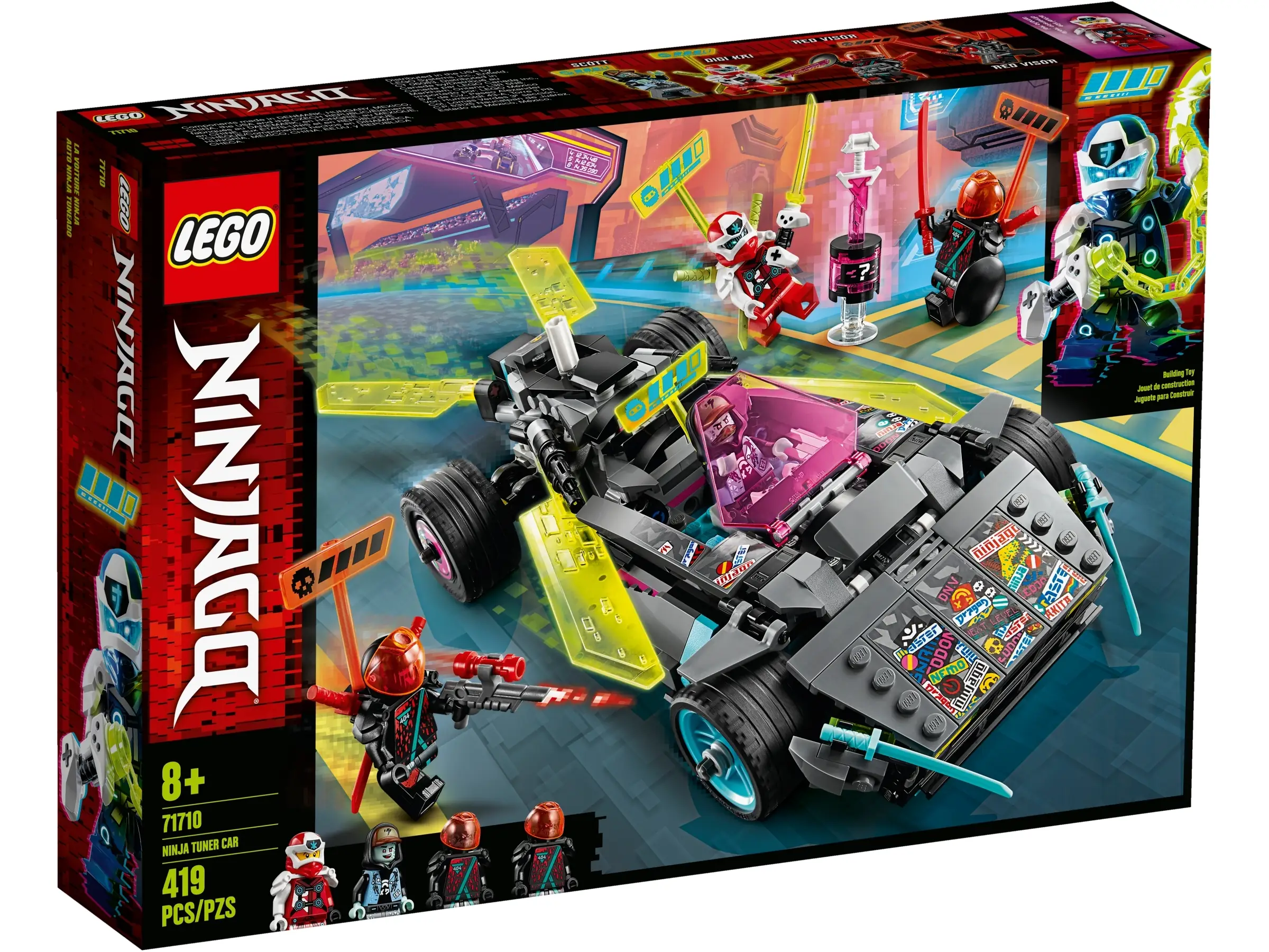LEGO NINJAGO Ninja Tuner Car • Set 71710 • SetDB LEGO NINJAGO Ninja Tuner Car • Set 71710 • SetDB