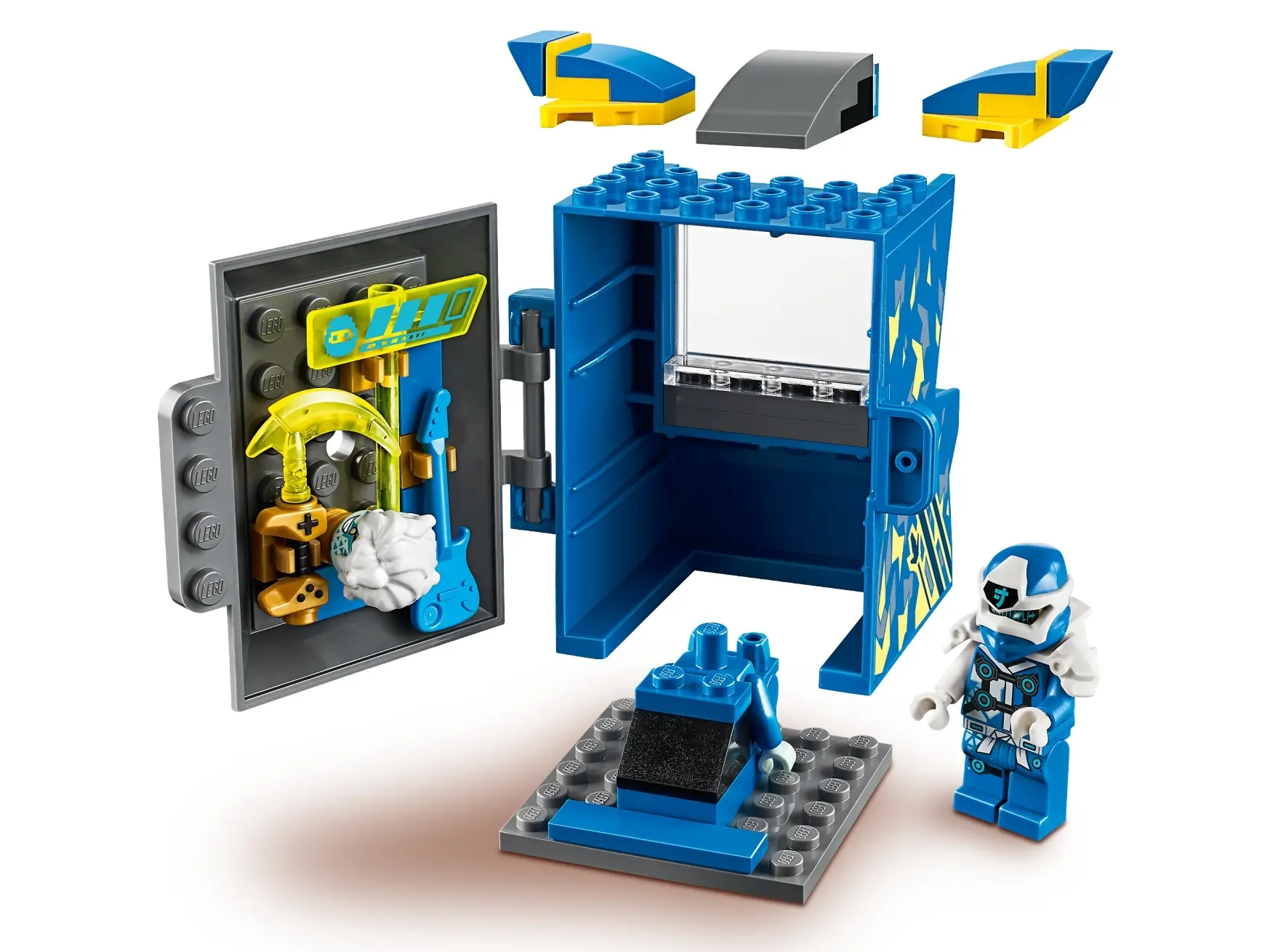 LEGO NINJAGO Jay Avatar Arcade Pod Set 71715 SetDB