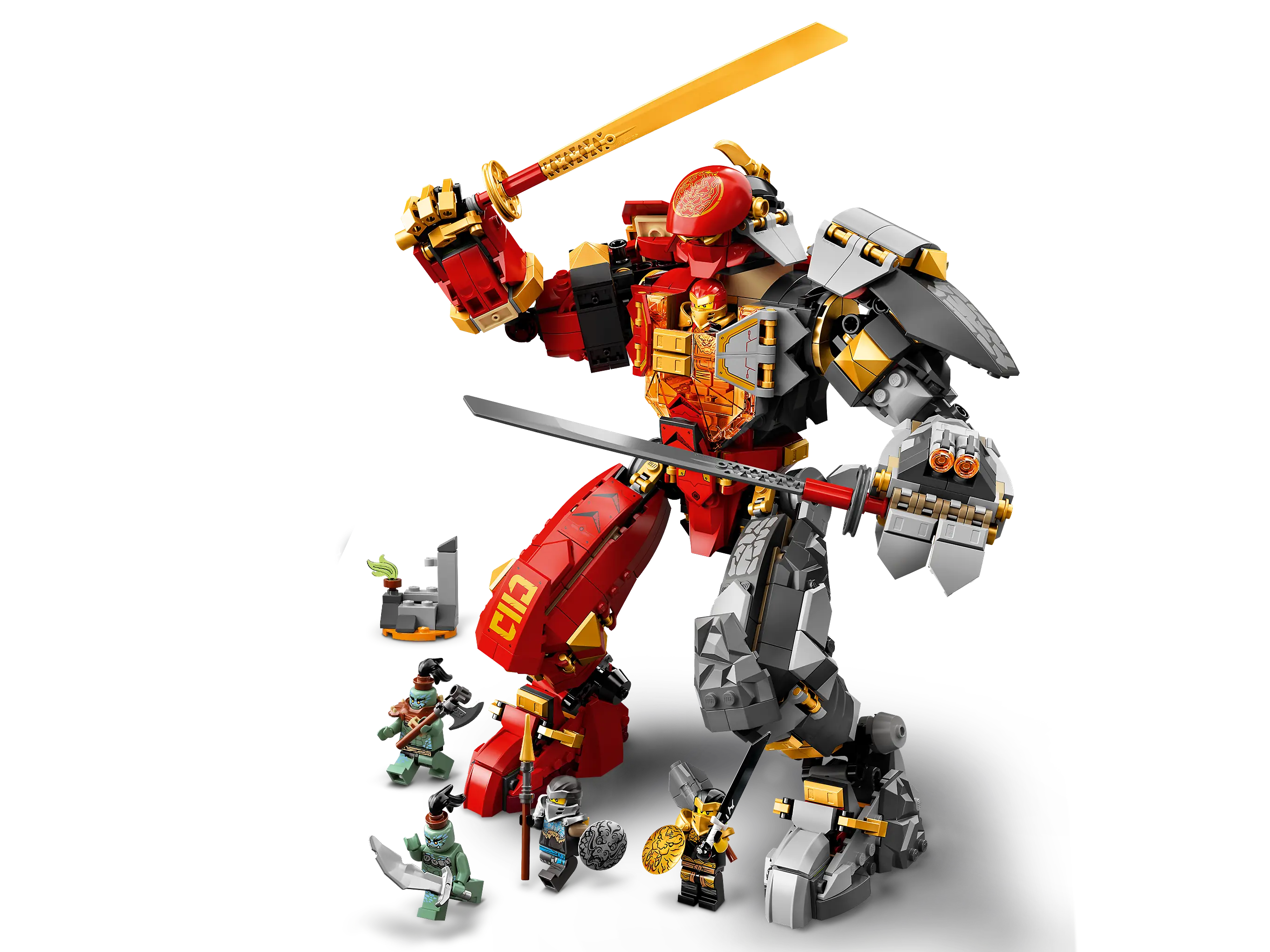 Ninjago season 13 fire stone mech hotsell