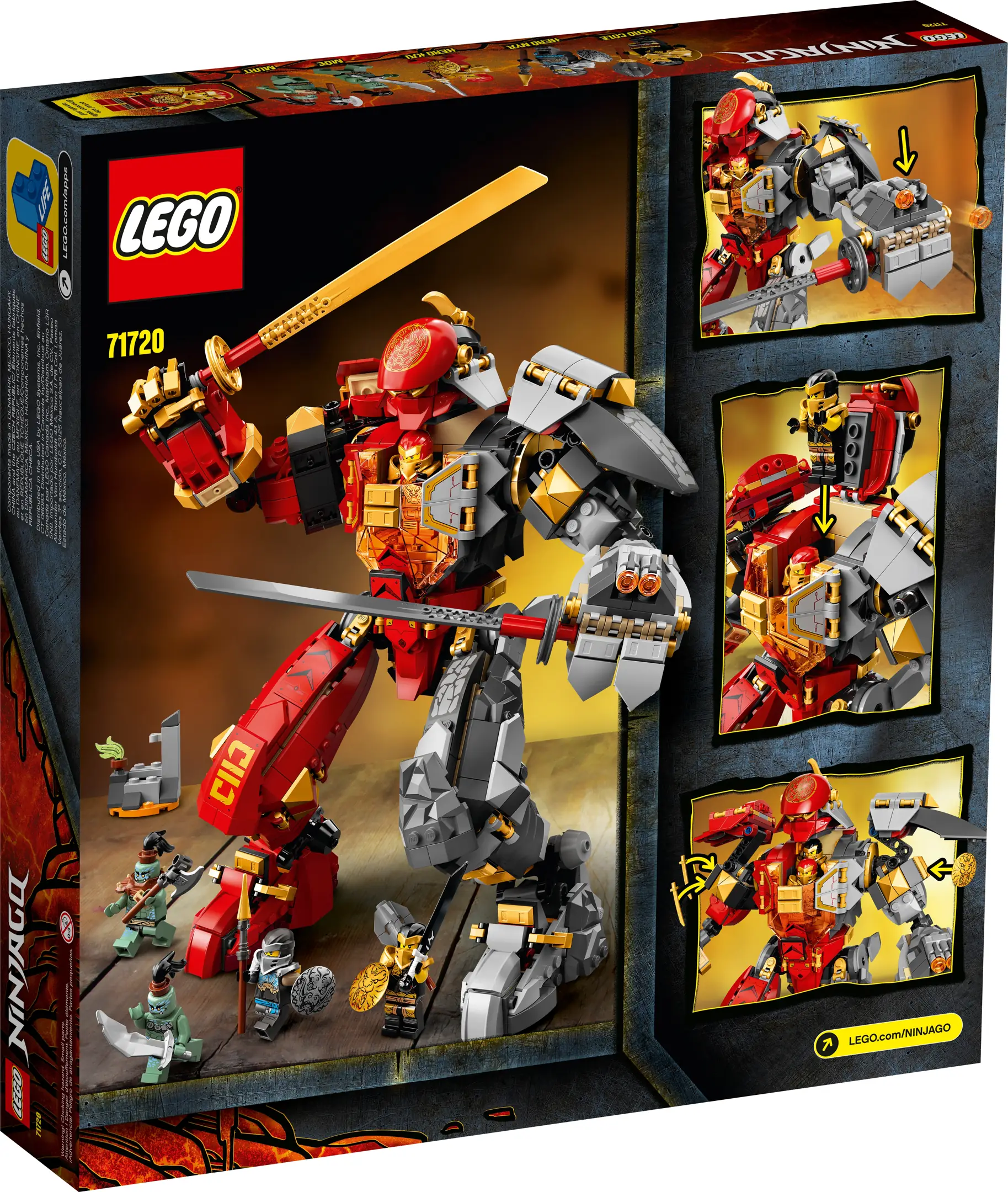 LEGO NINJAGO Fire Stone Mech • Set 71720 • SetDB