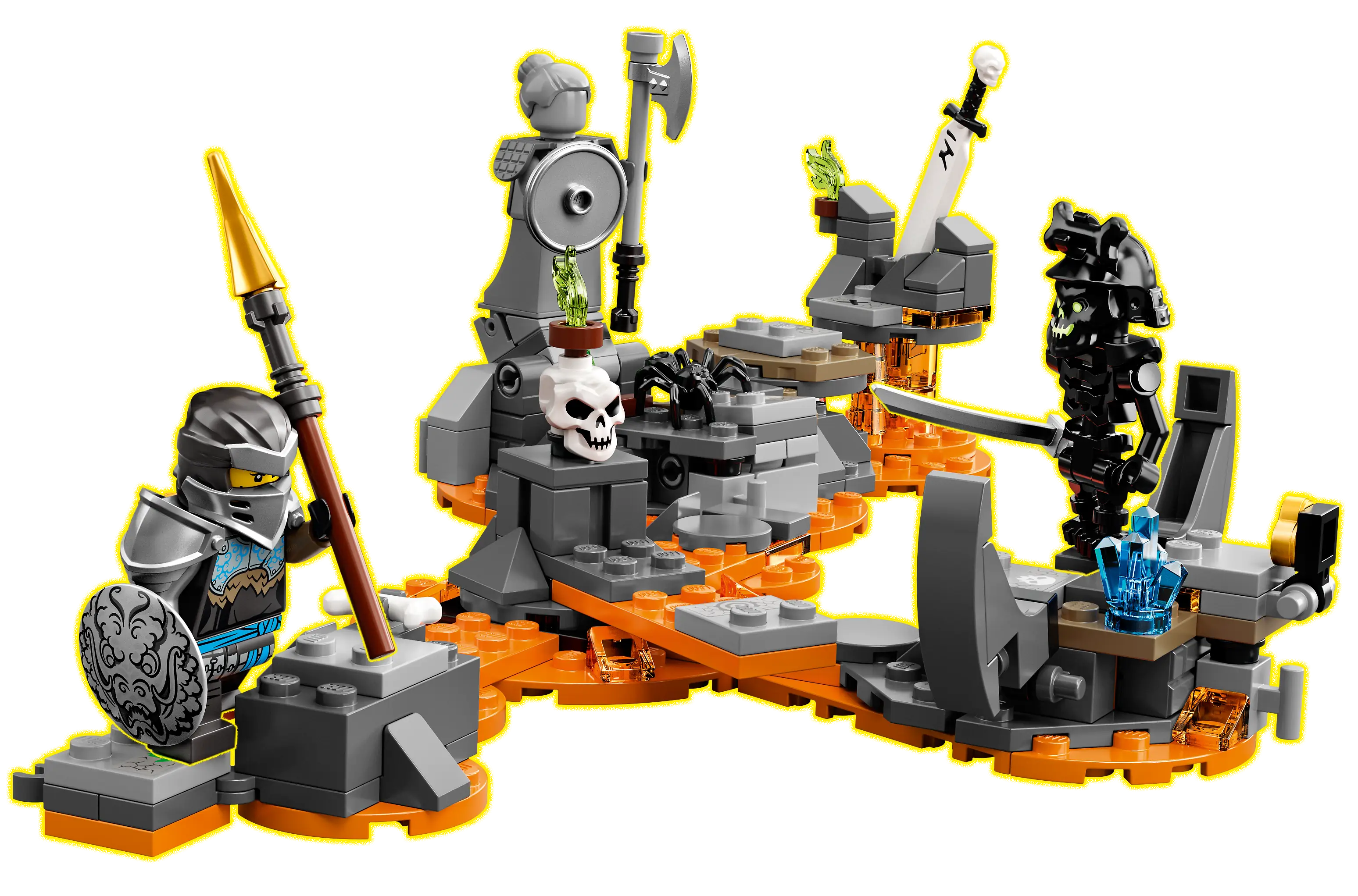 NINJAGO Skull store Sorcerer’s Dragon 71721 NINJAGO Dragon Set Featuring Warrior