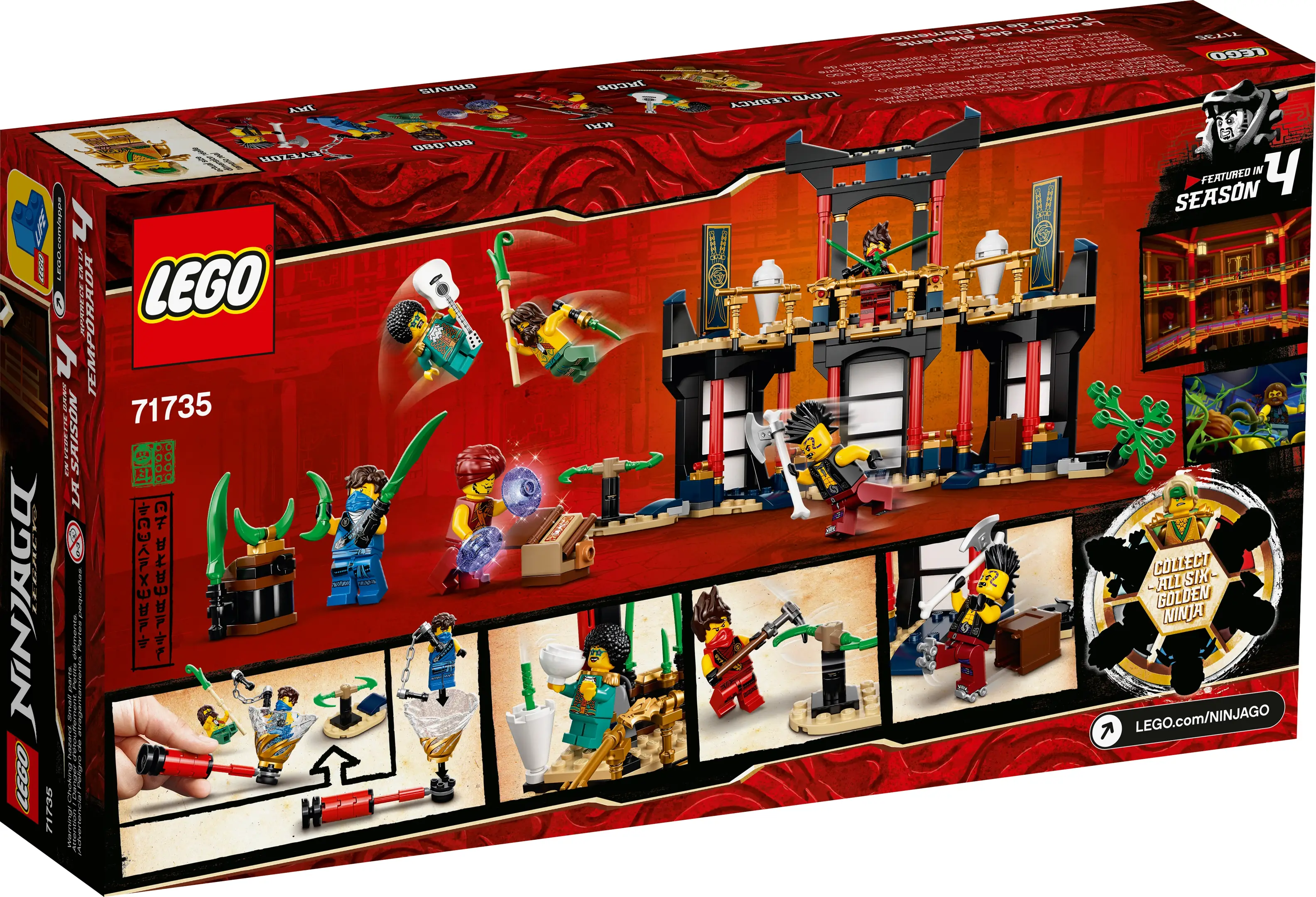 merci　2 LEGO NINJAGO Tournament of Elements • Set 71735 • SetDB