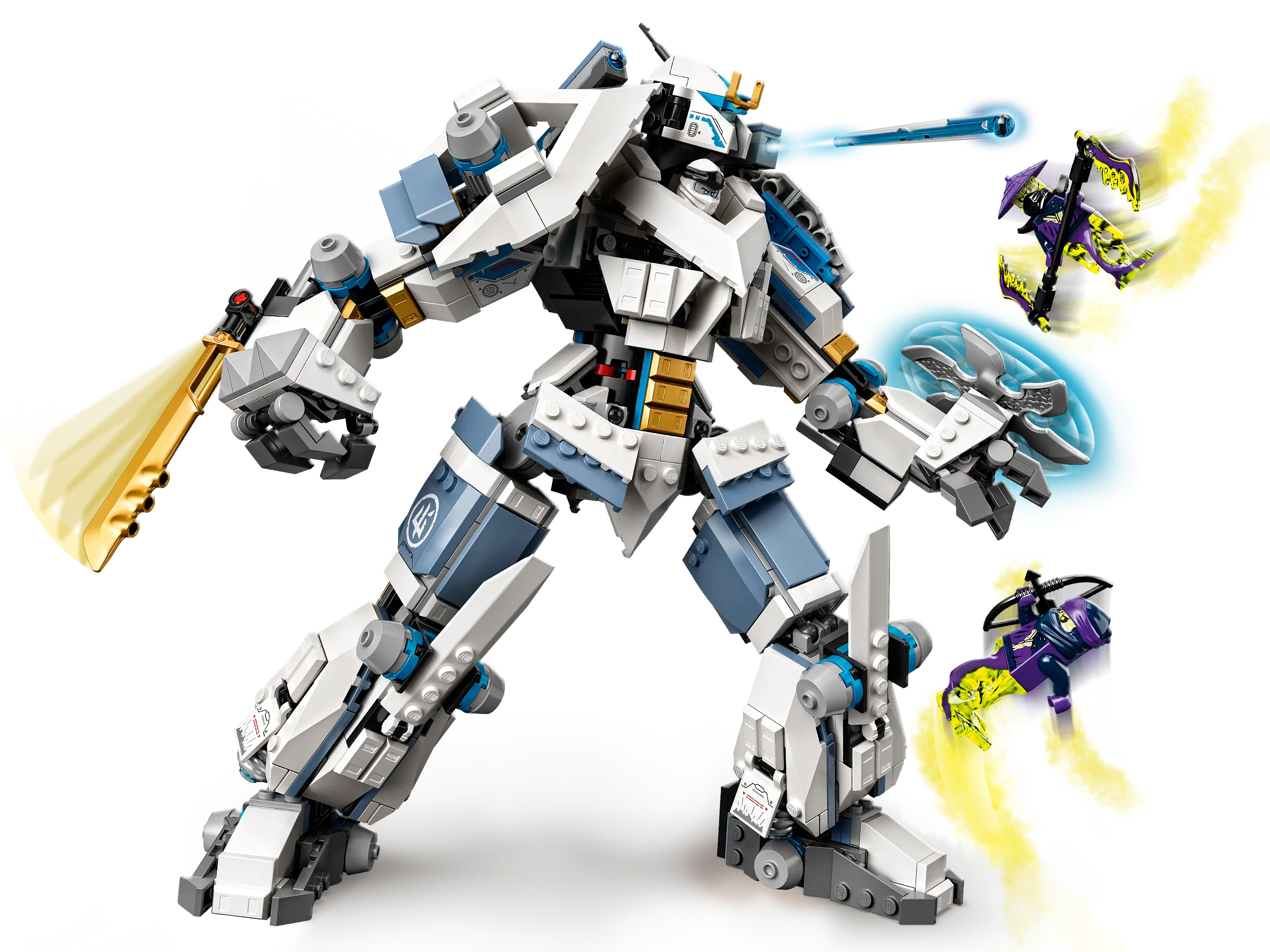 LEGO NINJAGO Zane s Titan Mech Battle Set 71738