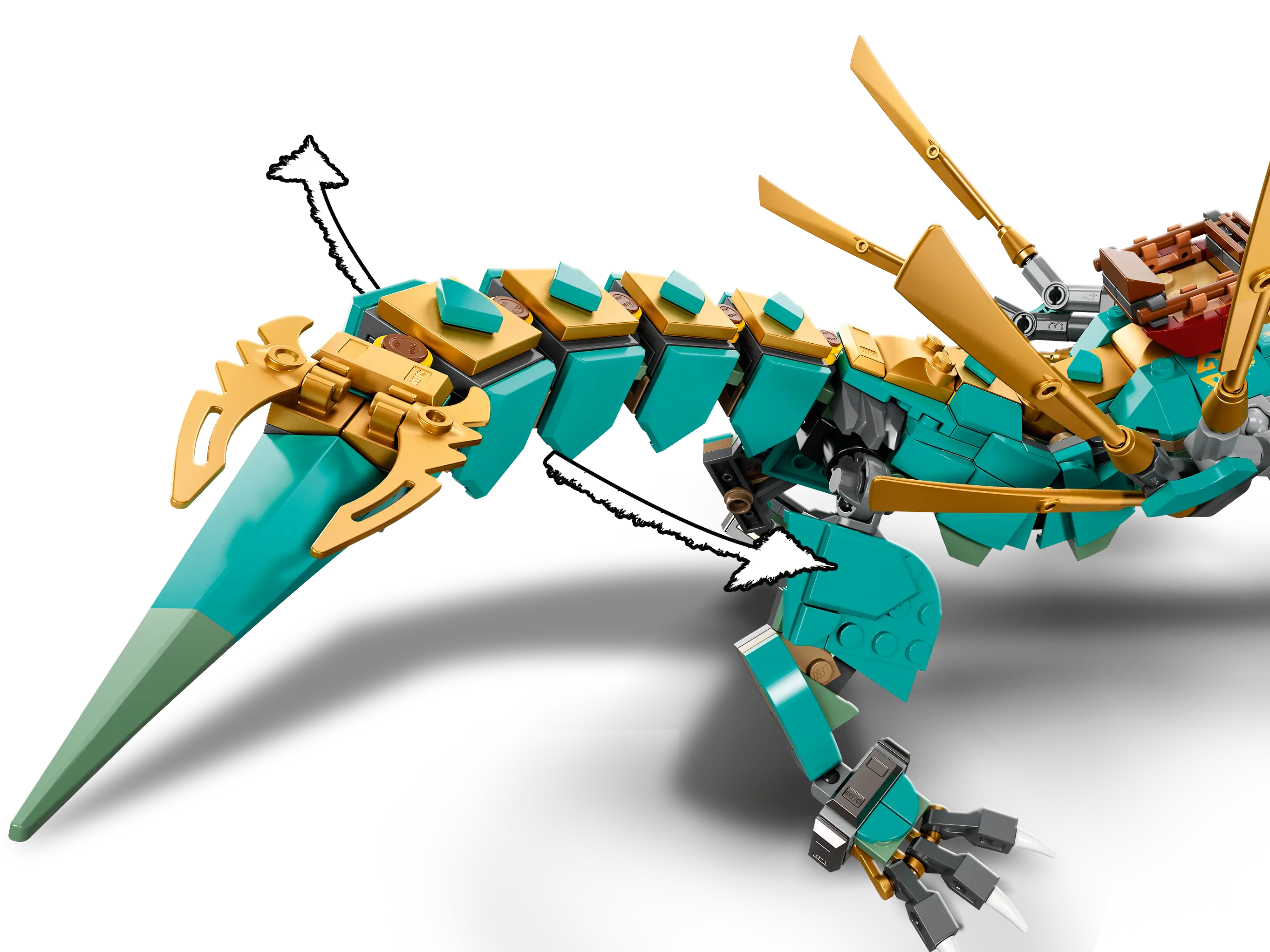 Lego Set Lego Ninjago 71746 Jungle Dragon Lego Ninjago Jungle