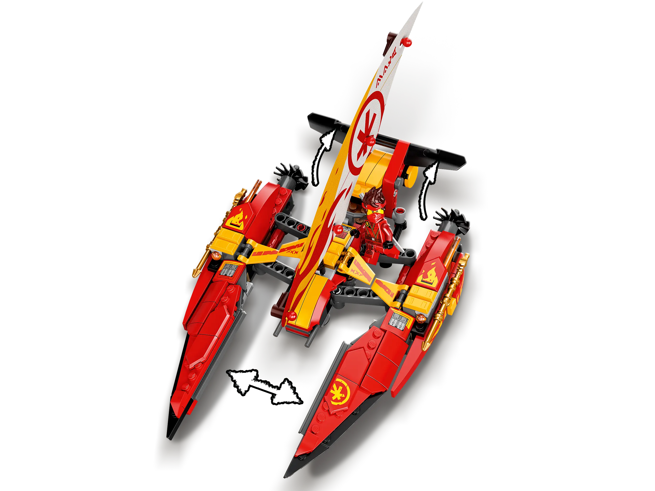 LEGO NINJAGO Catamaran Sea Battle Set 71748 SetDB