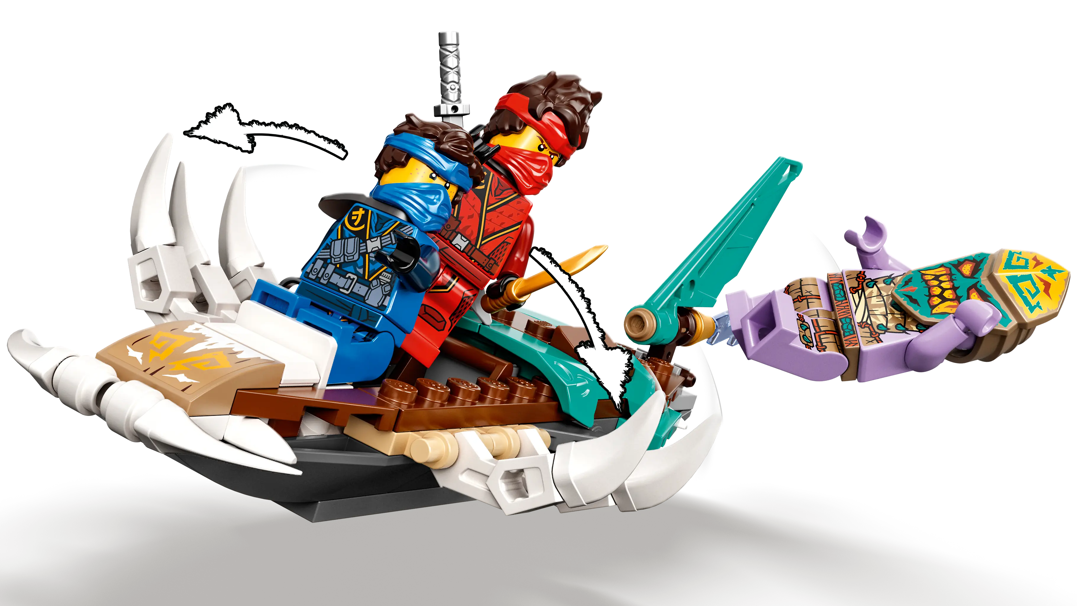 LEGO NINJAGO Catamaran Sea Battle • Set 71748 • SetDB