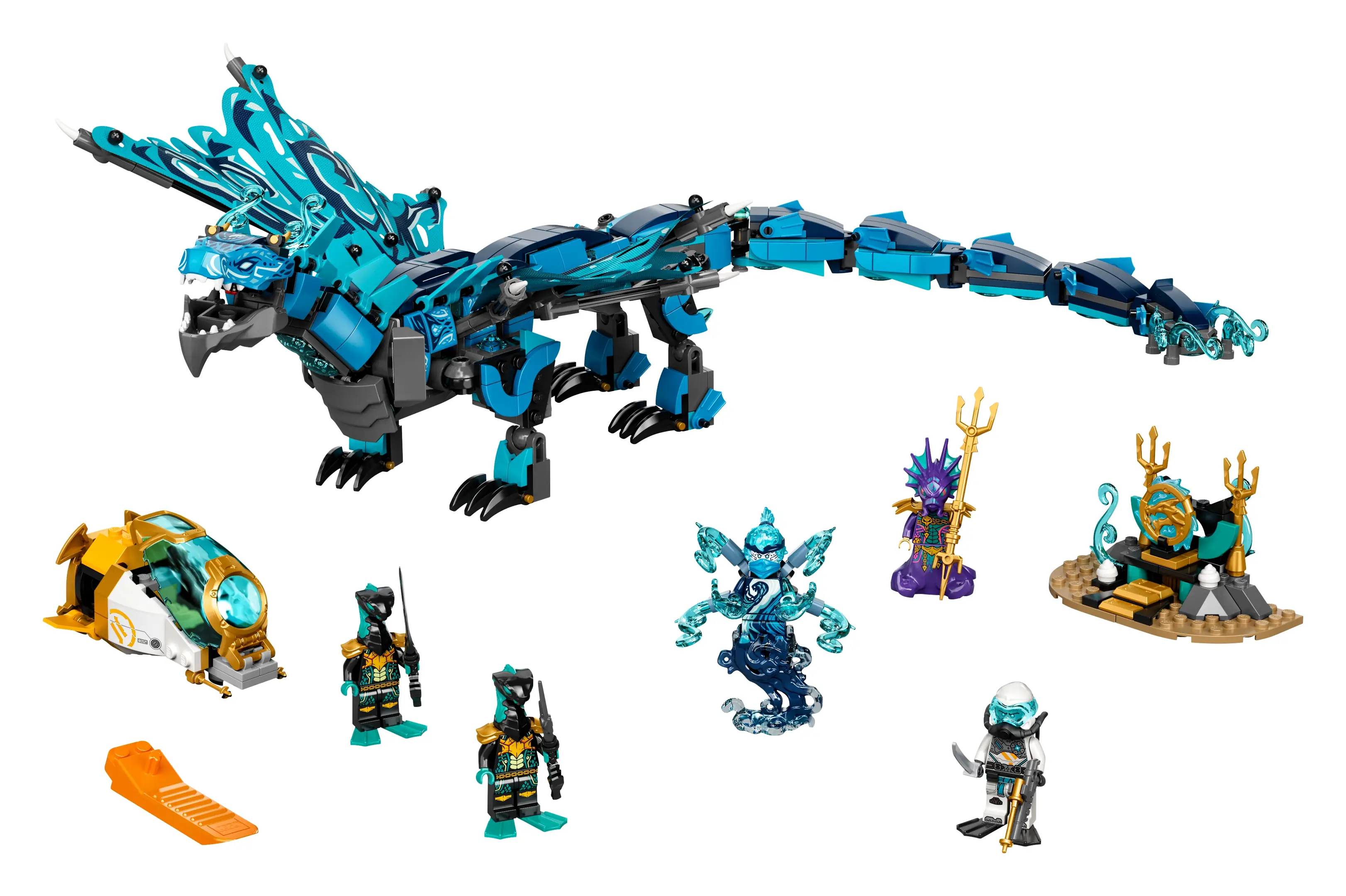 waterdragon追加出品 LEGO NINJAGO Water Dragon • Set 71754 • SetDB