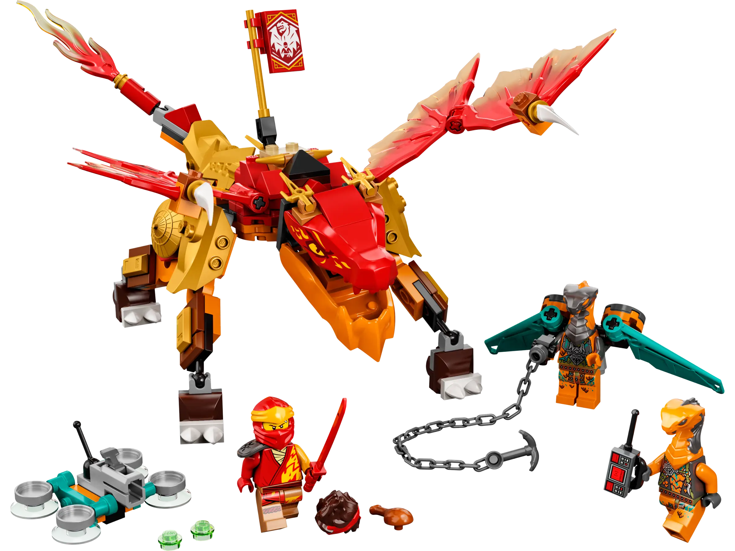 LEGO NINJAGO Kai's Fire Dragon EVO • Set 71762 • SetDB