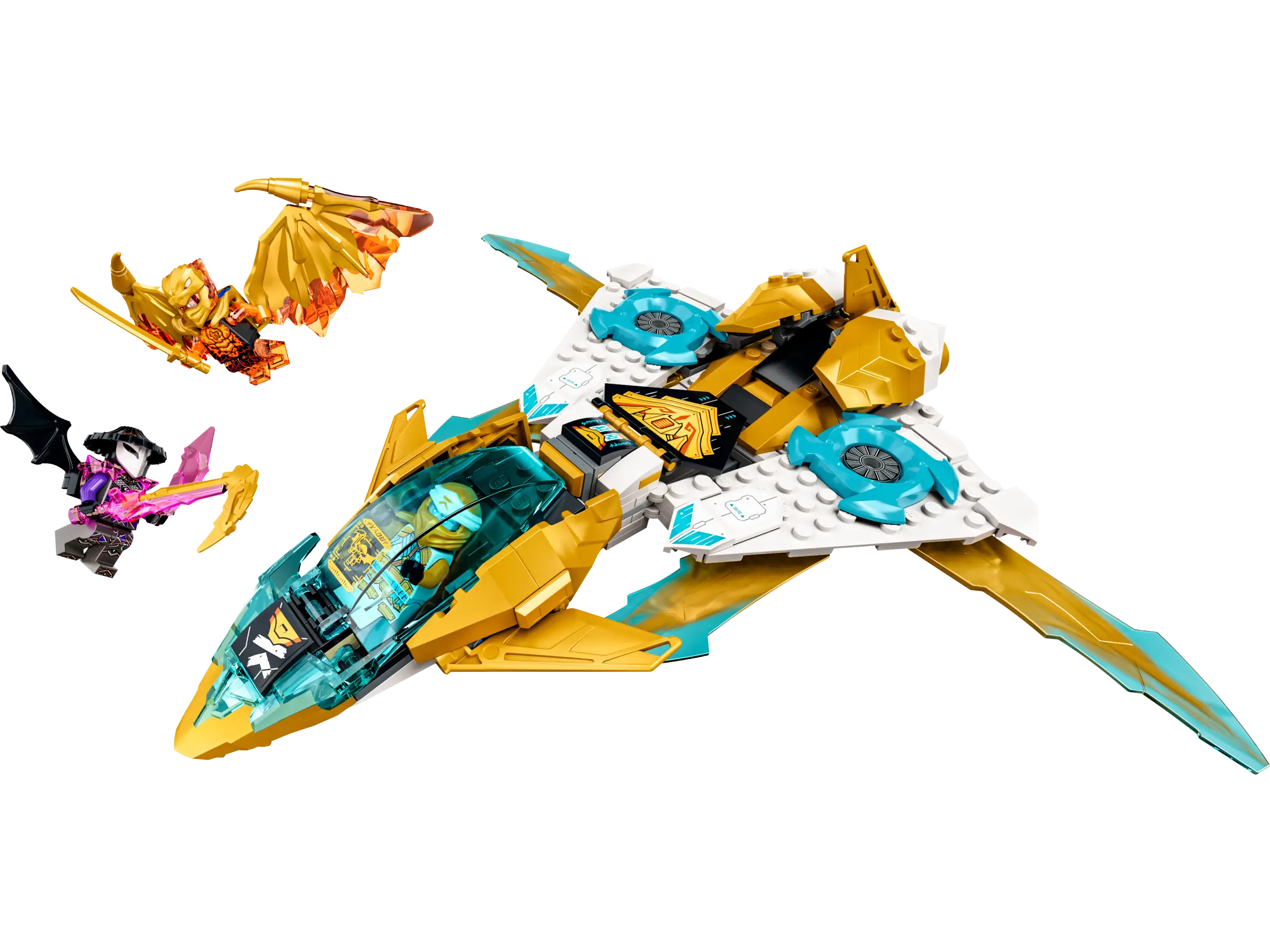 LEGO NINJAGO Zane's Golden Dragon Jet • Set 71770 LEGO NINJAGO Zane's Golden Dragon Jet • Set 71770