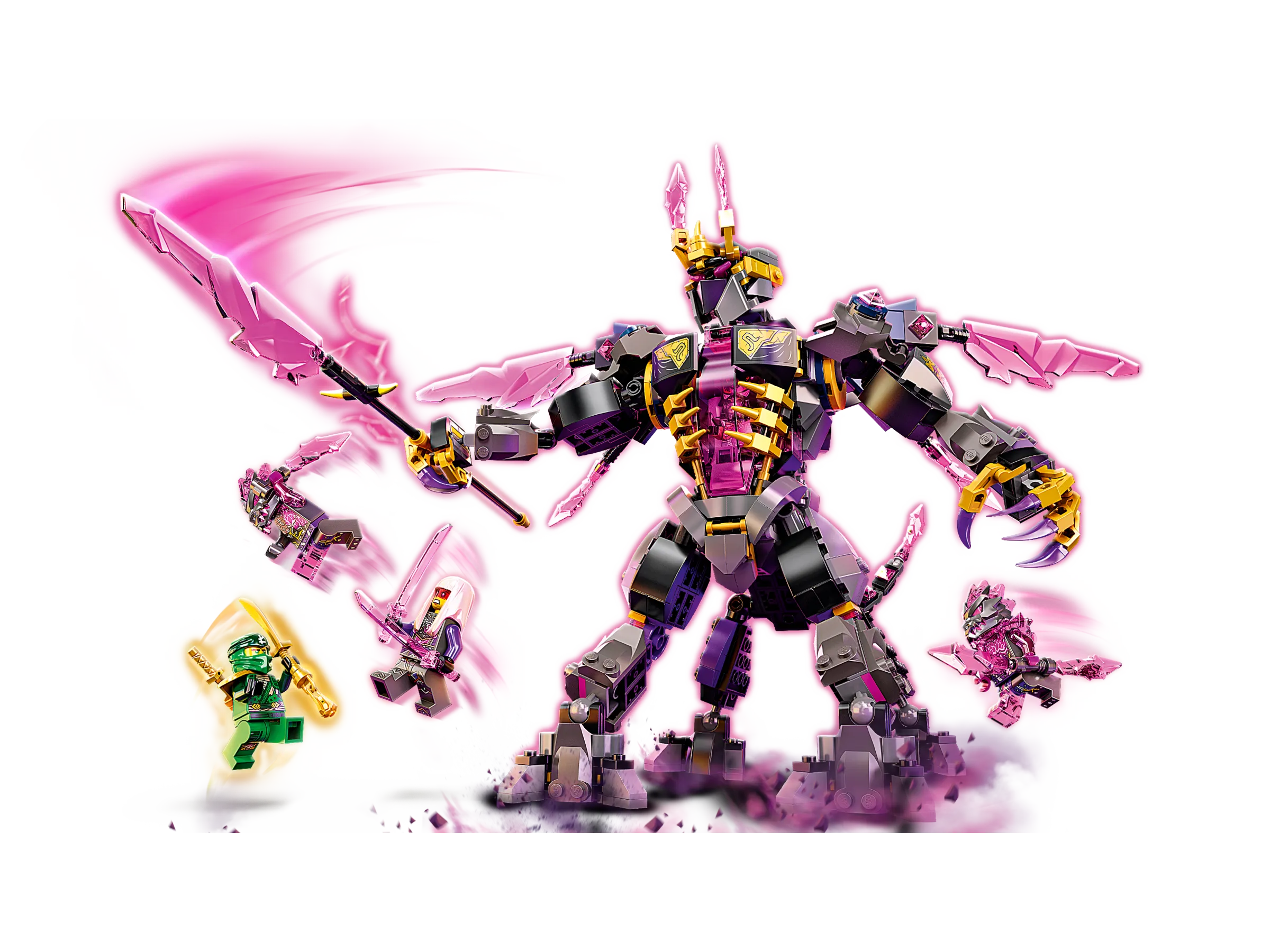 Amazon.com: LEGO NINJAGO The Crystal King Set, 71772 Battle