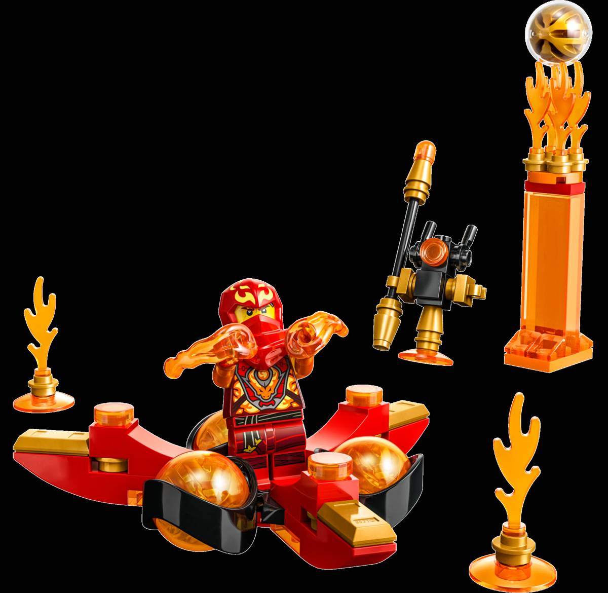 専用出品 LEGO Ninjago KAI'S DRAGON POWER SPINJITZU FLIP 71777 Dragons