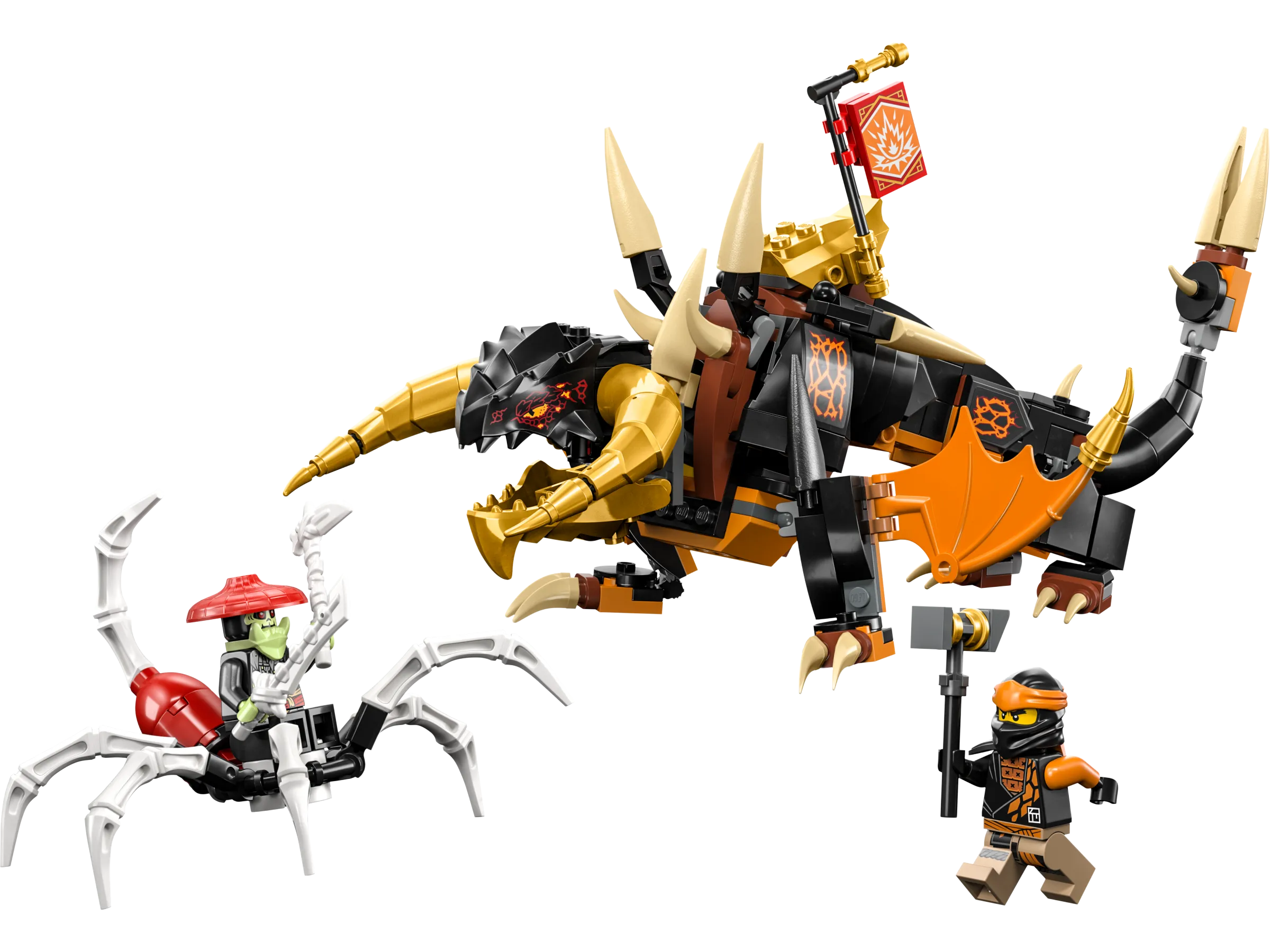 髑髏に蝶 LEGO Ninjago Legacy 71740 Jay's Electro Mech [Review] - The