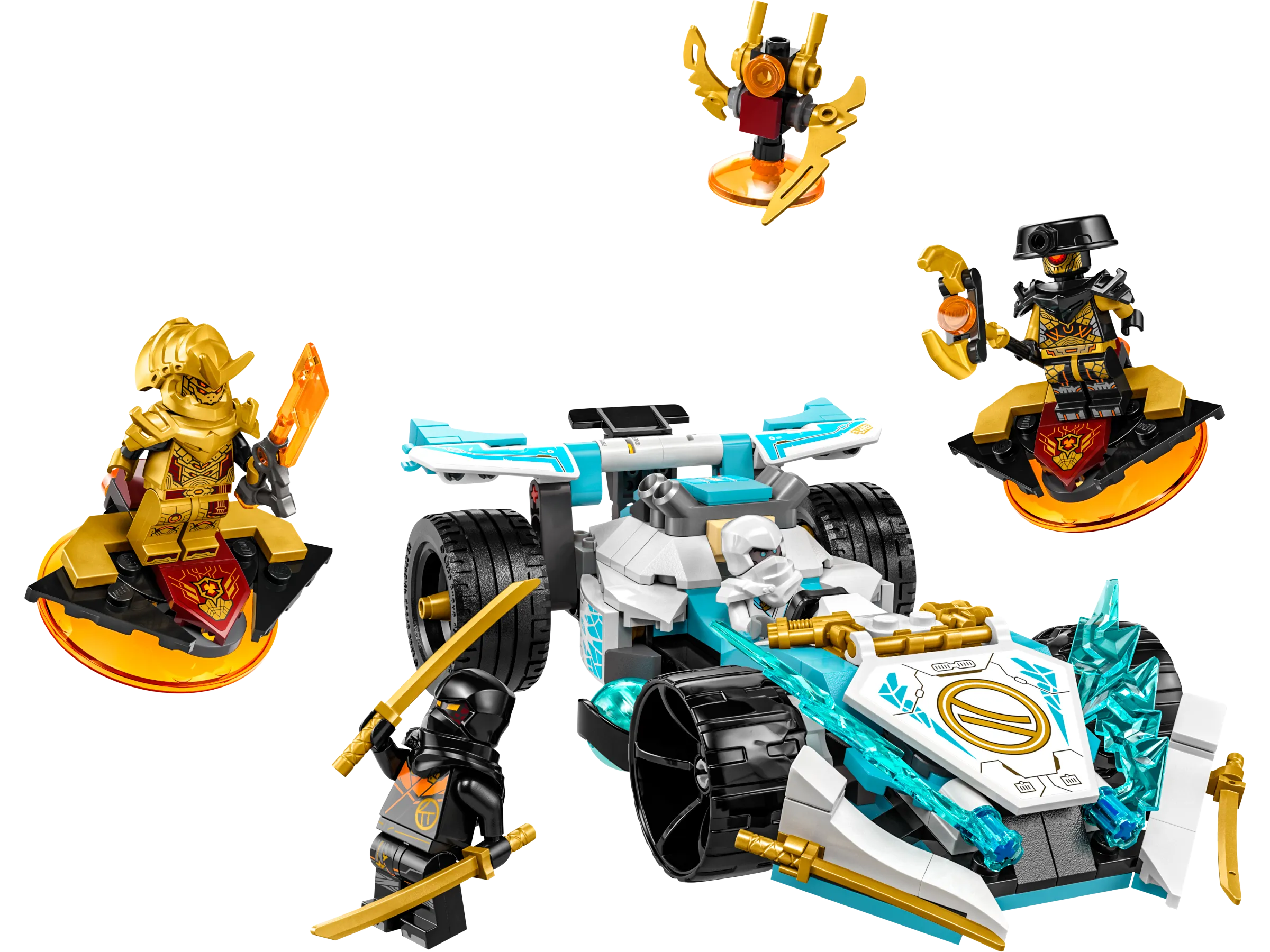 ニンナ　ククロス LEGO NINJAGO Zane's Dragon Power Spinjitzu Race Car