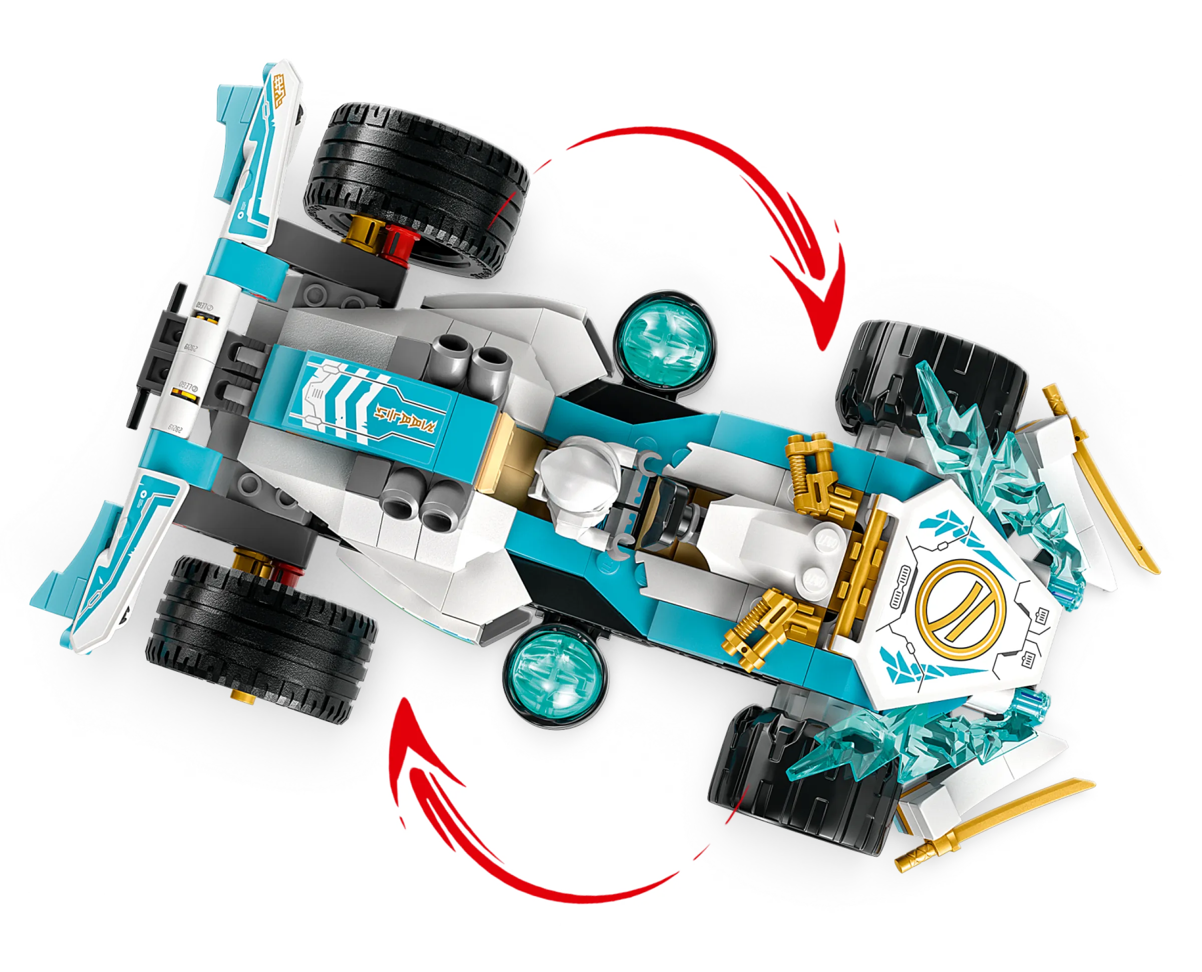 ドラゴン侍　 Zane's Dragon Power Spinjitzu Race Car 71791 | NINJAGO