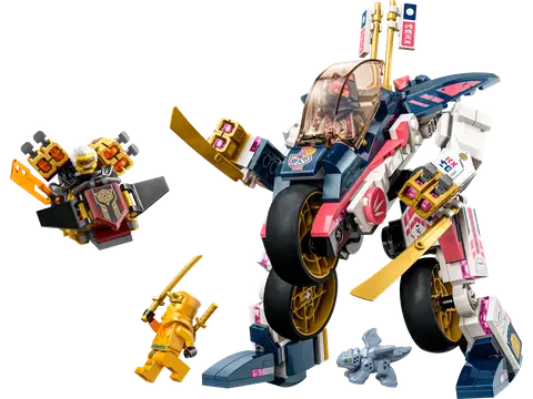 LEGO NINJAGO Sora's Transforming Mech Bike Racer