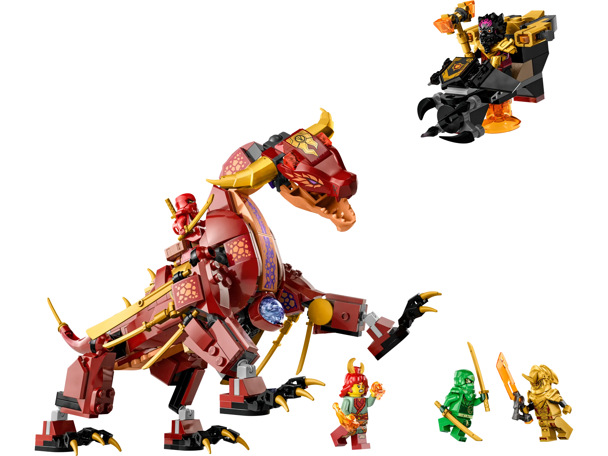 LEGO NINJAGO Heatwave Transforming Lava Dragon Set 71793