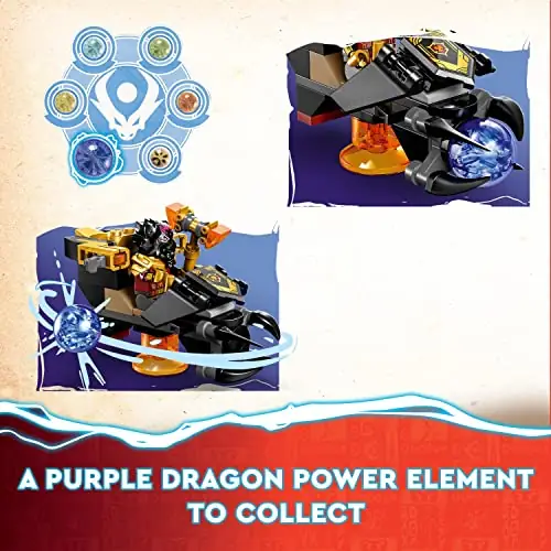 LEGO NINJAGO Heatwave Transforming Lava Dragon • Set 71793