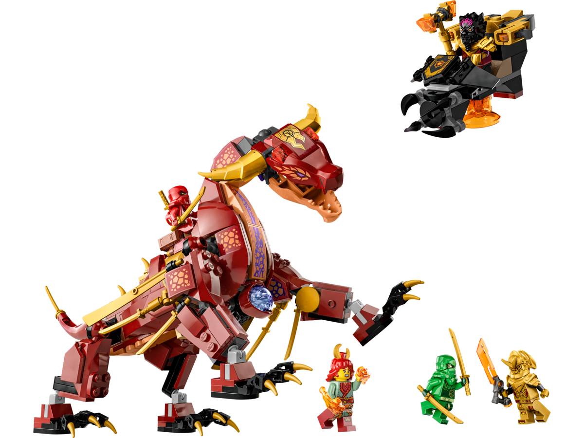 LEGO NINJAGO Heatwave Transforming Lava Dragon • Set 71793