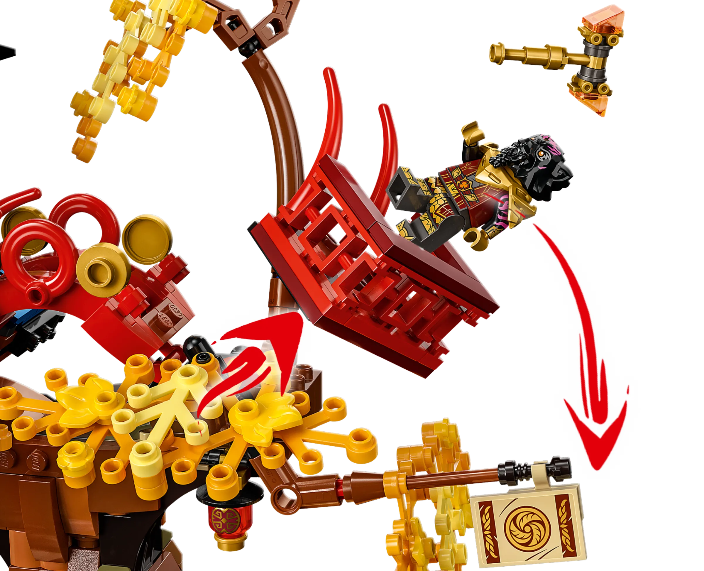 LEGO NINJAGO Temple of the Dragon Energy Cores • Set 71795