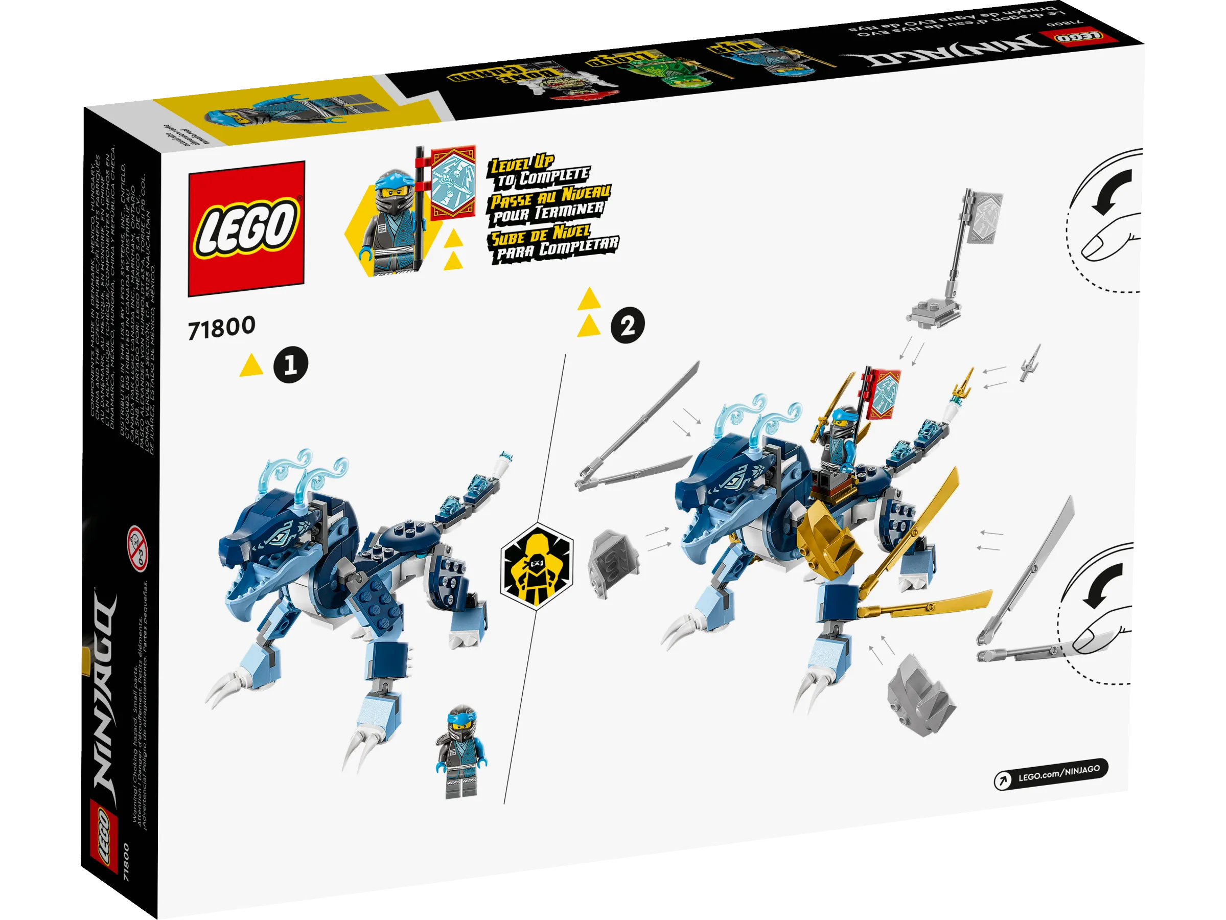 LEGO NINJAGO Nya's Water Dragon EVO • Set 71800 • SetDB