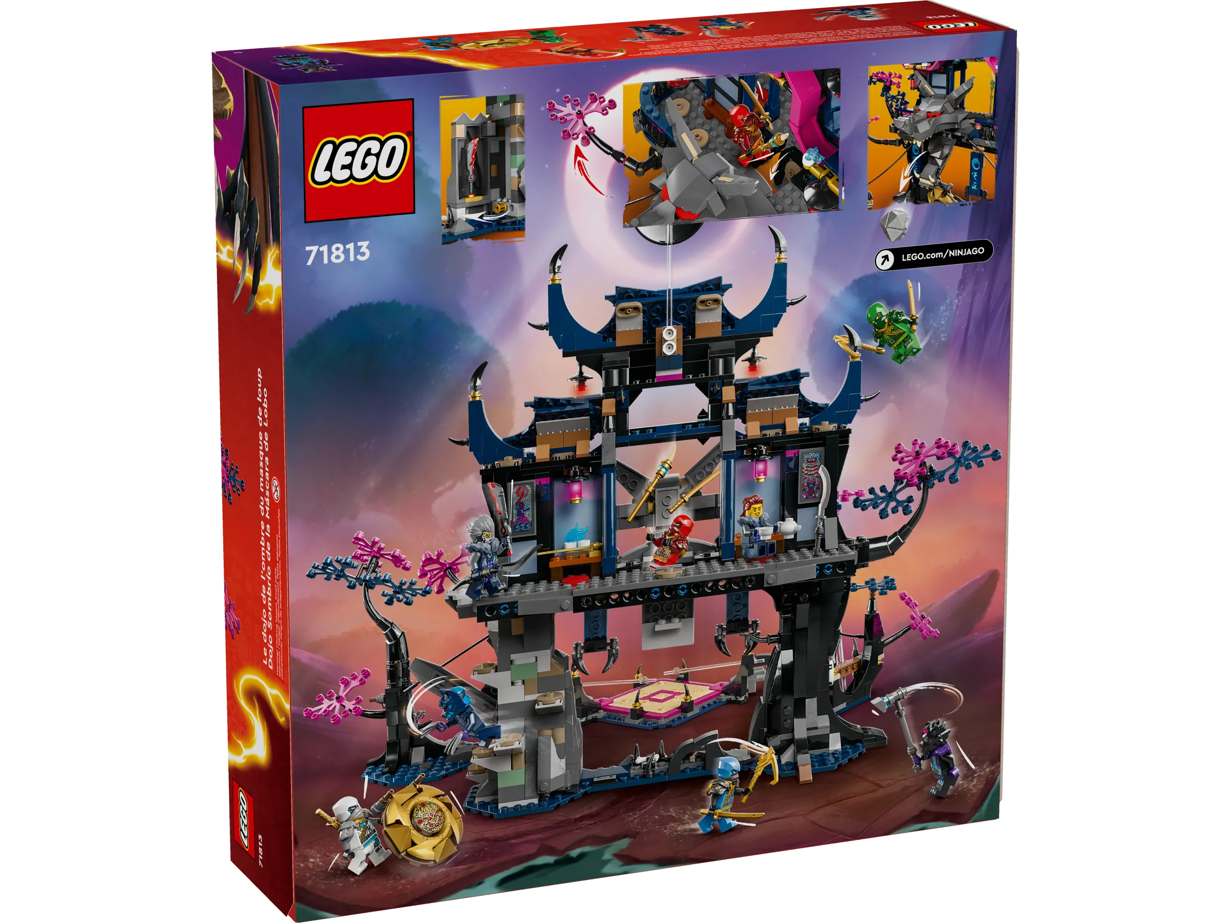 LEGO NINJAGO Wolf Mask Shadow Dojo • Set 71813 • SetDB