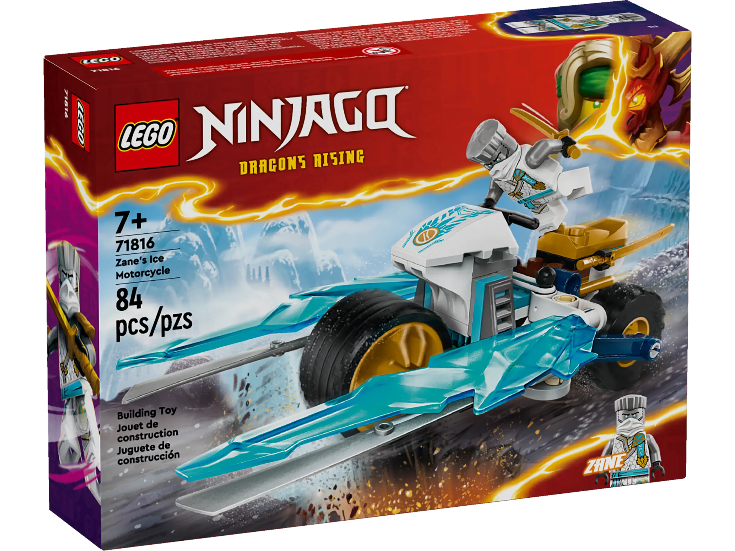 LEGO NINJAGO Zane's Ice Motorcycle • Set 71816 • SetDB LEGO NINJAGO Zane's Ice Motorcycle • Set 71816 • SetDB
