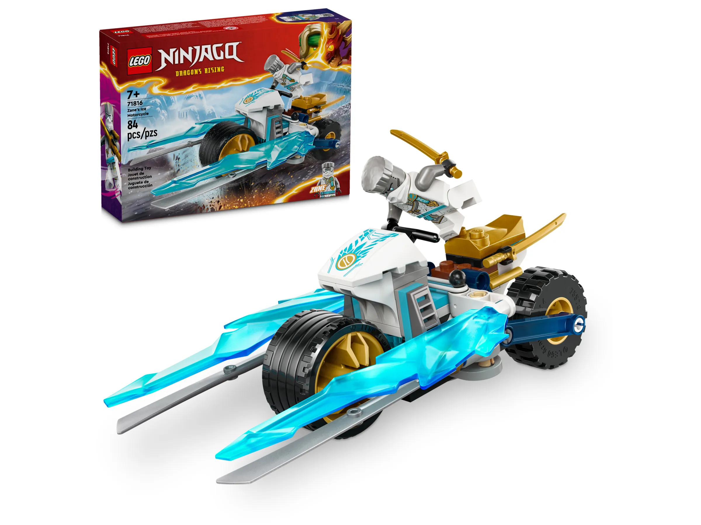 LEGO NINJAGO Zane's Ice Motorcycle • Set 71816 • SetDB