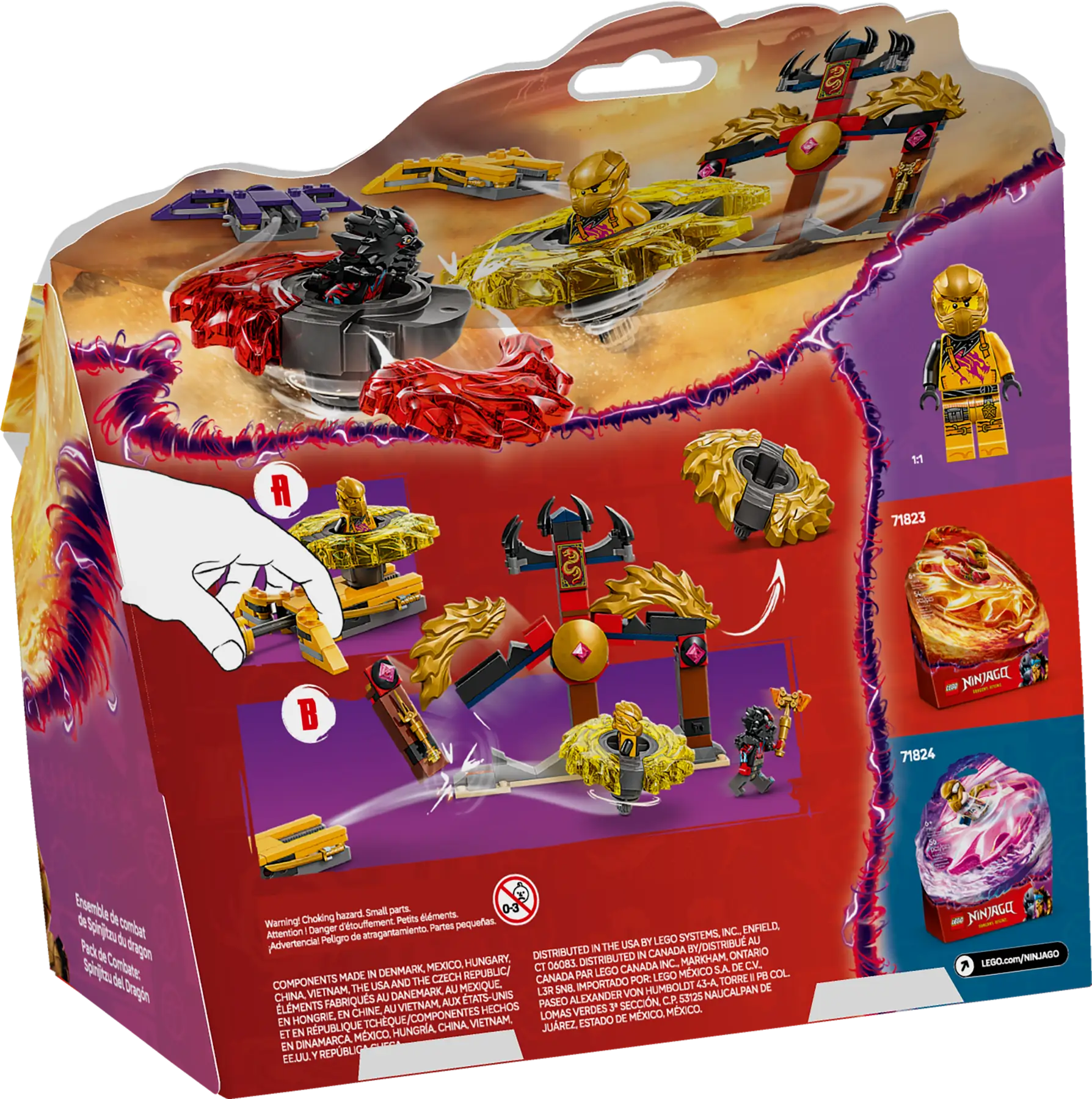 LEGO NINJAGO Dragon Spinjitzu Battle Pack • Set 71826 LEGO NINJAGO Dragon Spinjitzu Battle Pack • Set 71826