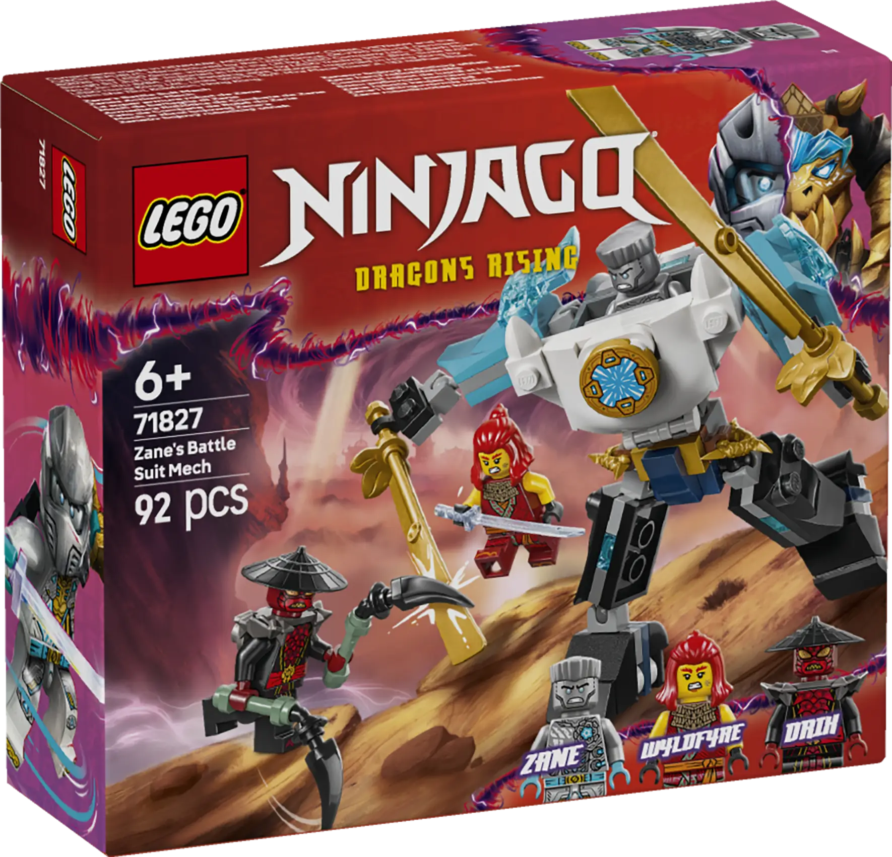 LEGO NINJAGO Zane's Battle Suit Mech • Set 71827 • SetDB