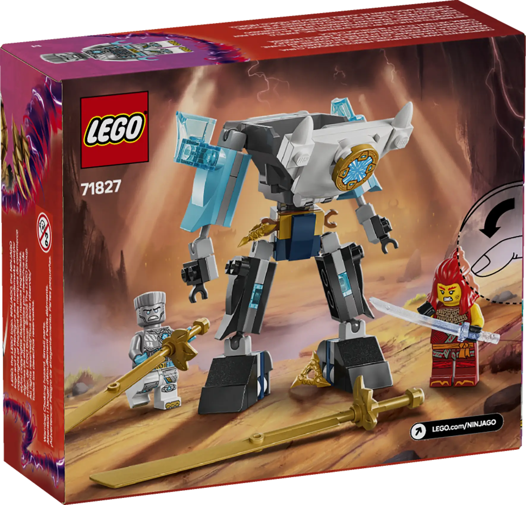 LEGO NINJAGO Zane's Battle Suit Mech • Set 71827 • SetDB