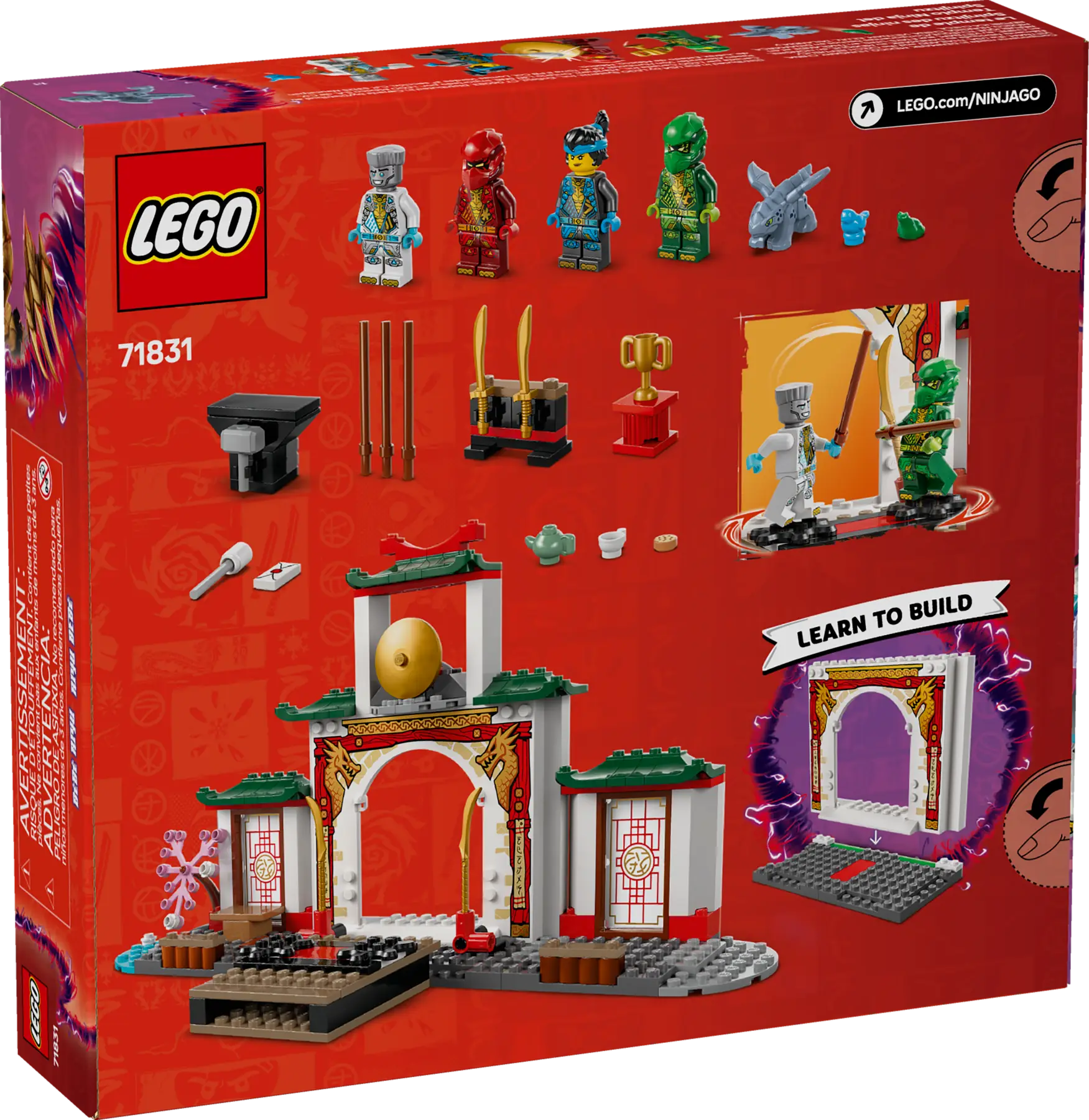 人気商品の中古品・新品・未使用品 LEGO NINJAGO Ninja Spinjitzu Temple • Set 71831 • SetDB アクセサリー