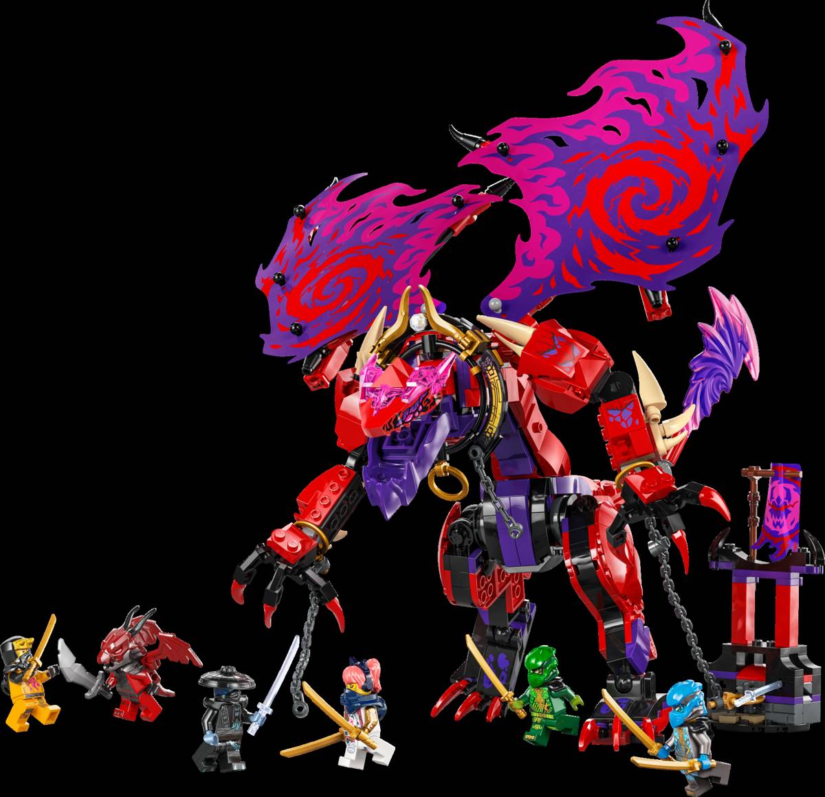 LEGO NINJAGO Thunderfang Dragon of Chaos • Set 71832 • SetDB