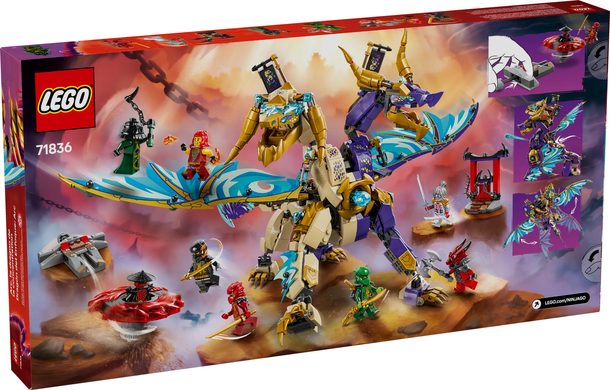 髑髏に蝶 LEGO Ninjago Legacy 71740 Jay's Electro Mech [Review] - The