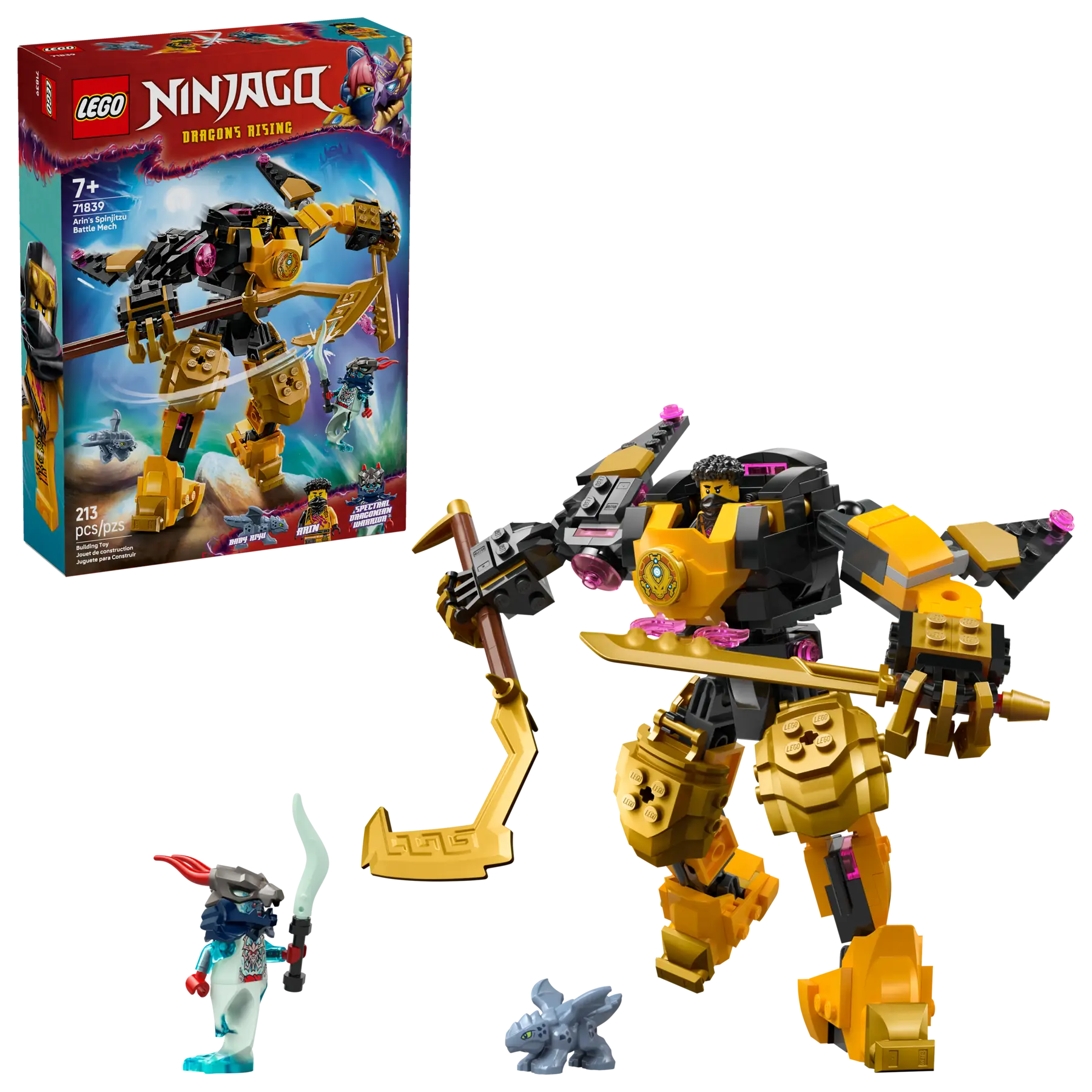 LEGO NINJAGO Arin's Spinjitzu Battle Mech • Set 71839 LEGO NINJAGO Arin's Spinjitzu Battle Mech • Set 71839