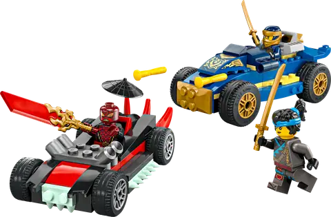 LEGO NINJAGO Rogue vs. Drix Race Car Duel • Set 71840