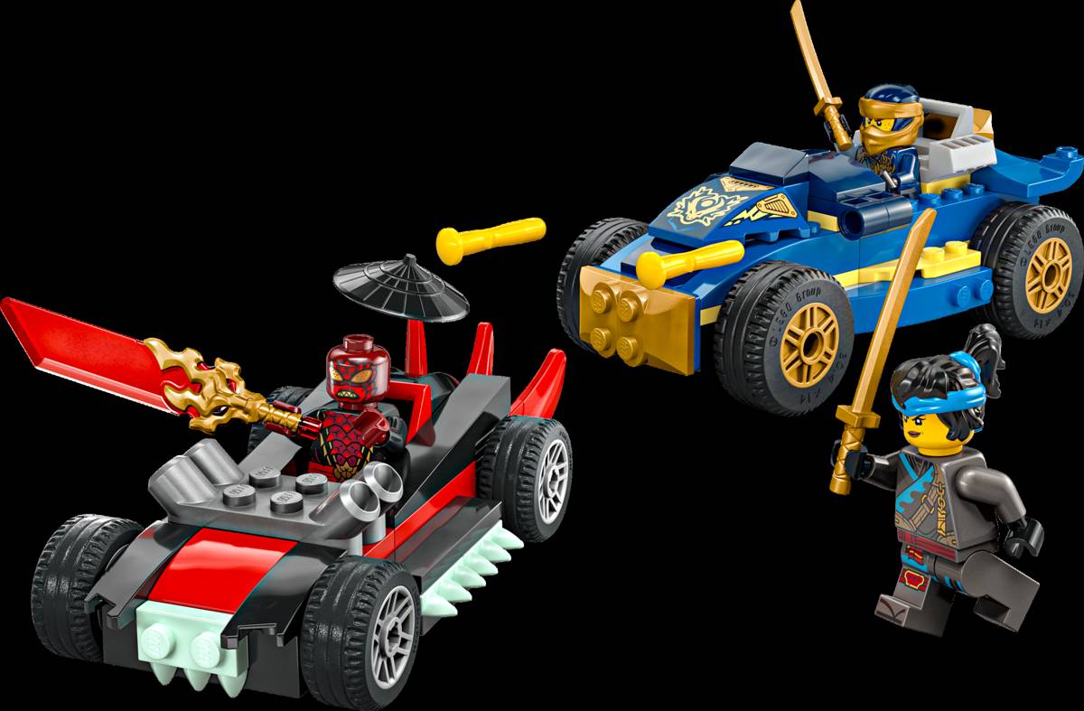 LEGO NINJAGO Rogue vs. Drix Race Car Duel • Set 71840