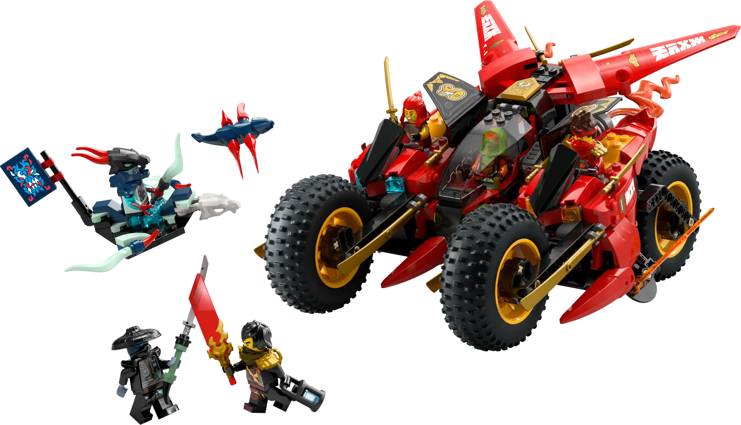 LEGO NINJAGO Ninja Combat Vehicle • Set 71844 • SetDB