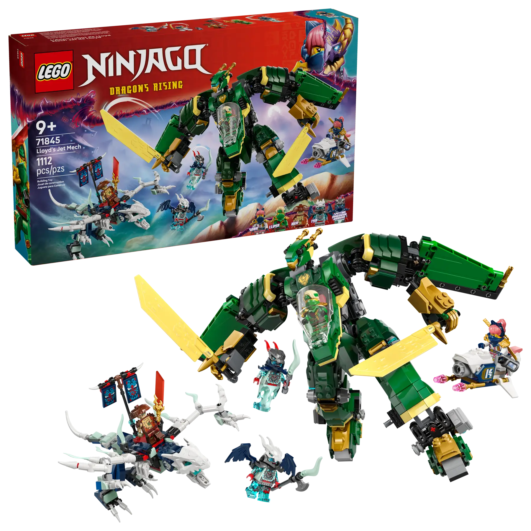 LEGO NINJAGO Lloyd's Jet Mech • Set 71845 • SetDB
