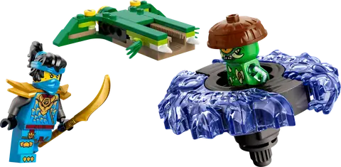 LEGO NINJAGO Nya vs. Mutation Monster Spinner • Set 71849