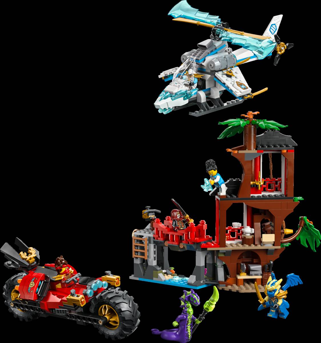 LEGO NINJAGO Ninja Vehicle Tree House Battle • Set 71857