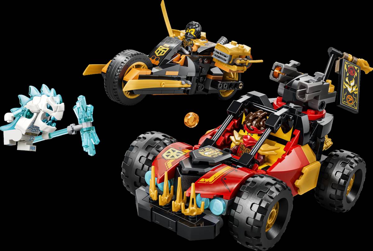 LEGO NINJAGO Kai and Cole's Combiner Vehicles