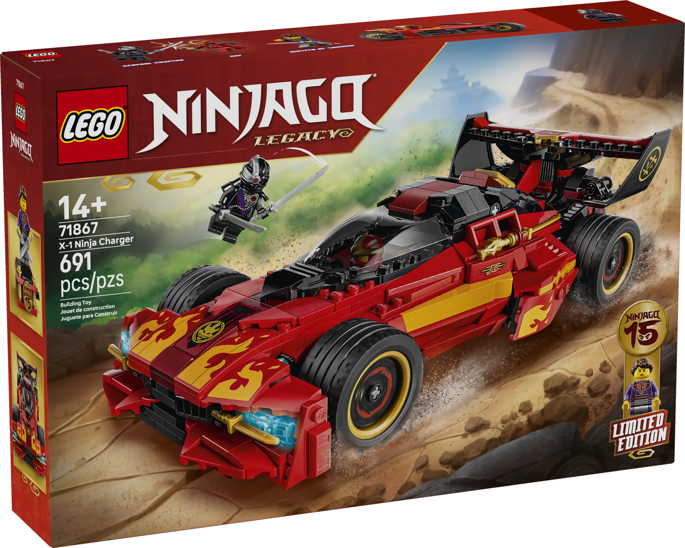 LEGO NINJAGO X-1 Ninja Charger 15th Anniversary • Set 71867